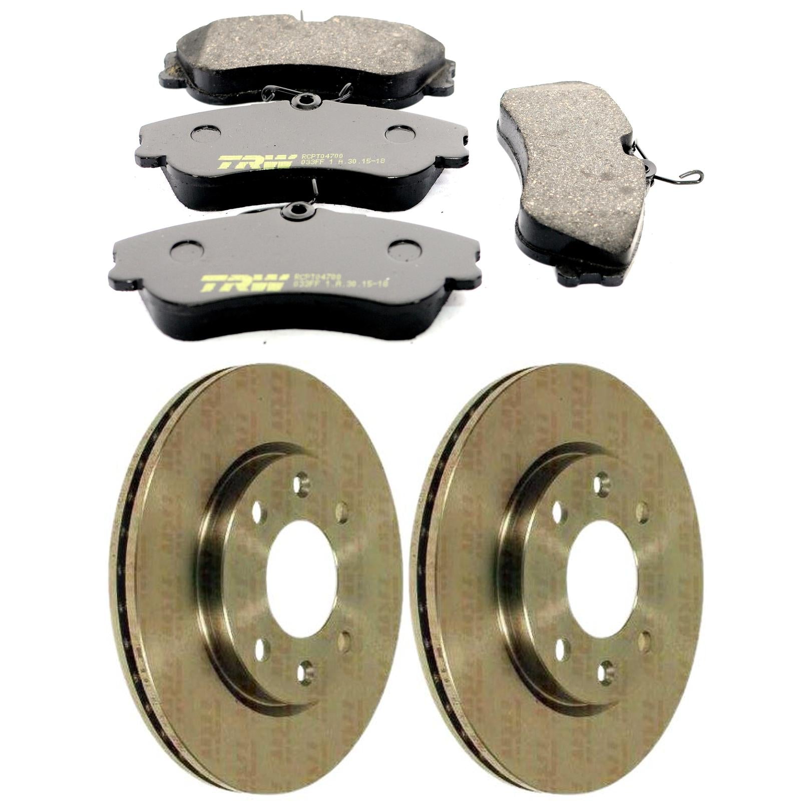 Kit Disco e Pastilha Dianteira - TRW - RCPT04700 - RCDI01480 - (1)