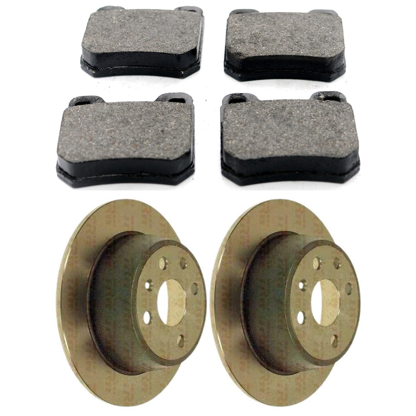 Kit Disco e Pastilha Traseira - TRW - RCPT00990 - RPDI01200 - (1)