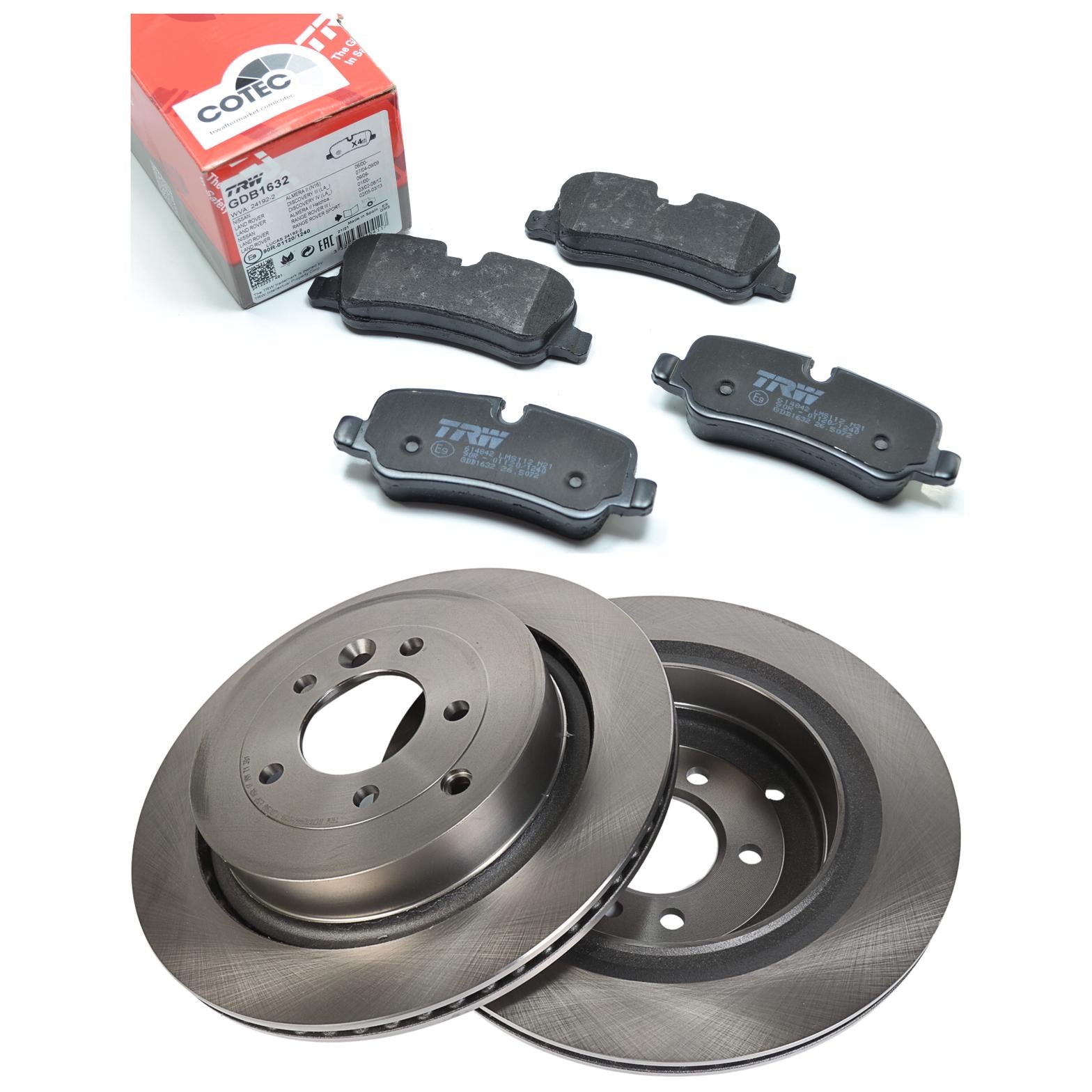 Kit Disco e Pastilha Traseira - TRW - GDB1632 - RCDI10660 - (1)