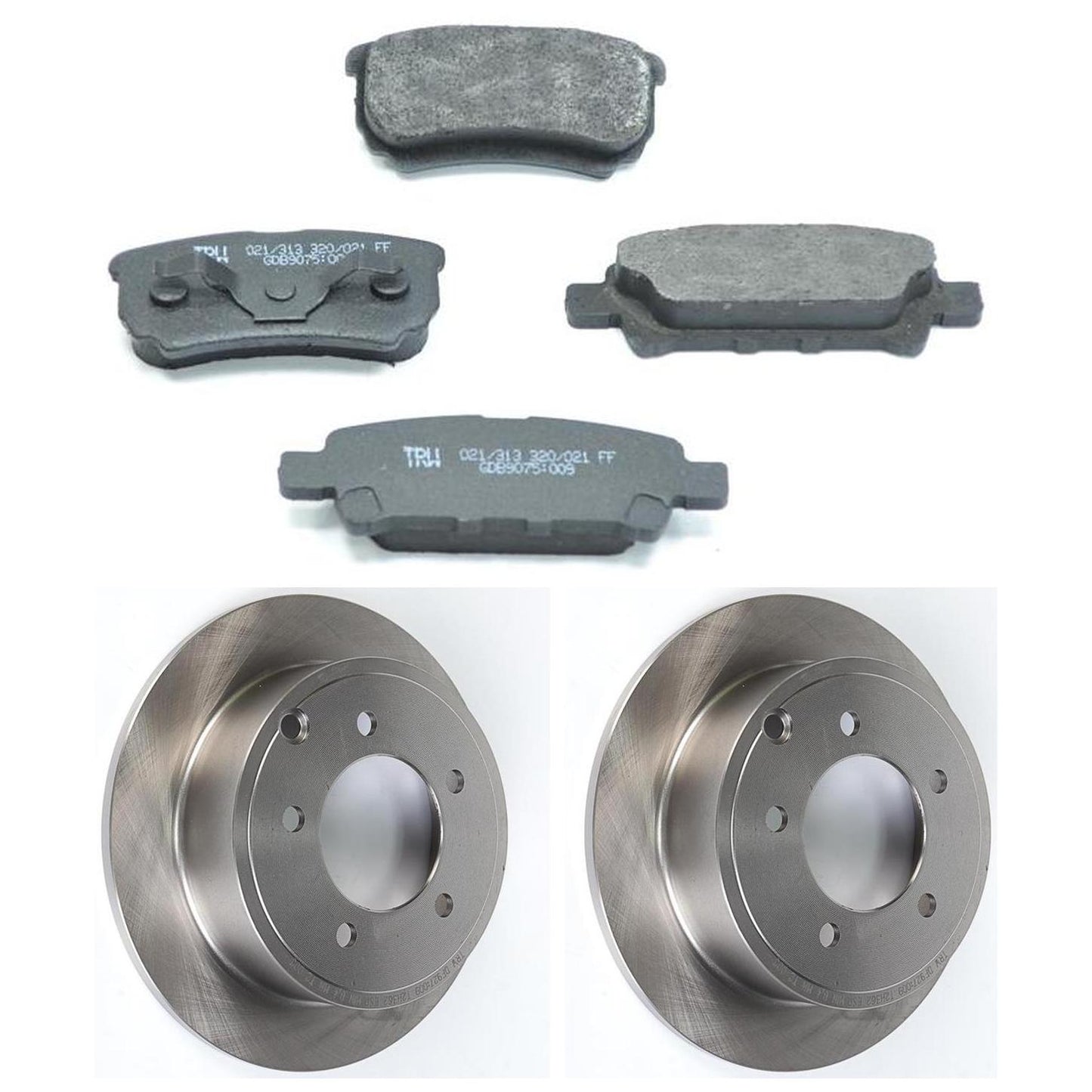 Kit Disco e Pastilha Traseira - TRW - GDB9075 - DF927 - (1)