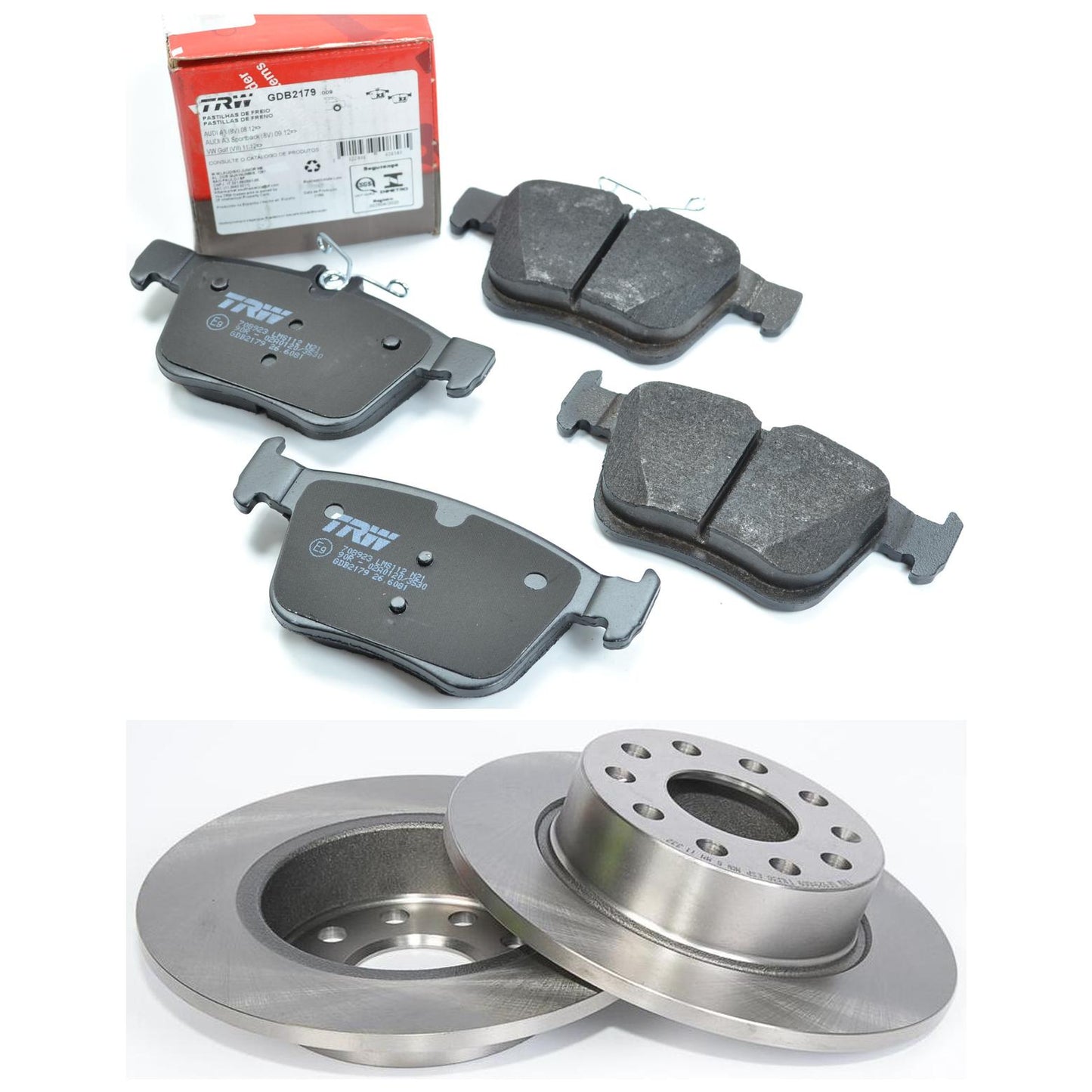 Kit Disco e Pastilha Traseira - TRW - GDB2179 - DF929 - (1)