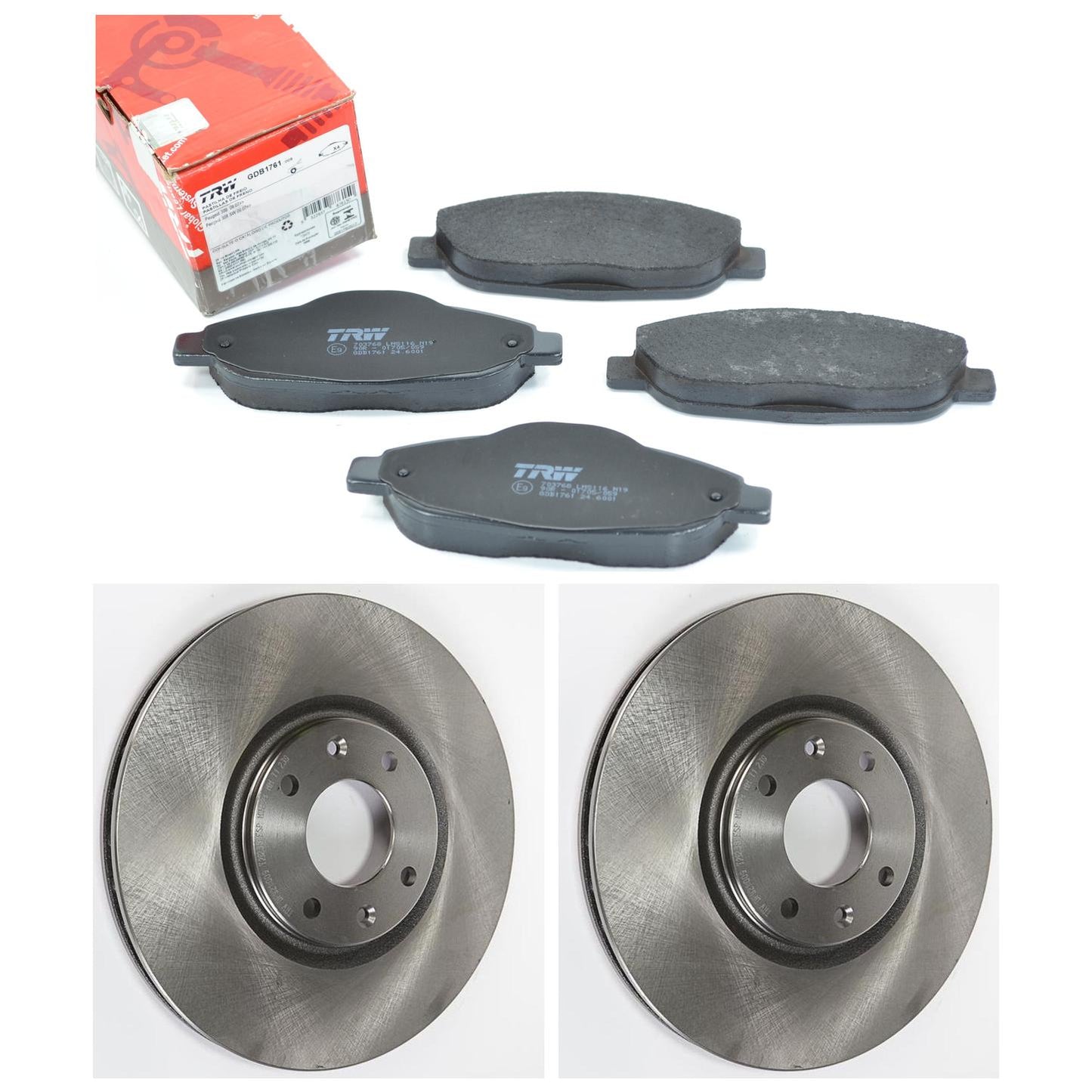 Kit Disco e Pastilha Dianteira - TRW - GDB1761 - DF921 - (1)