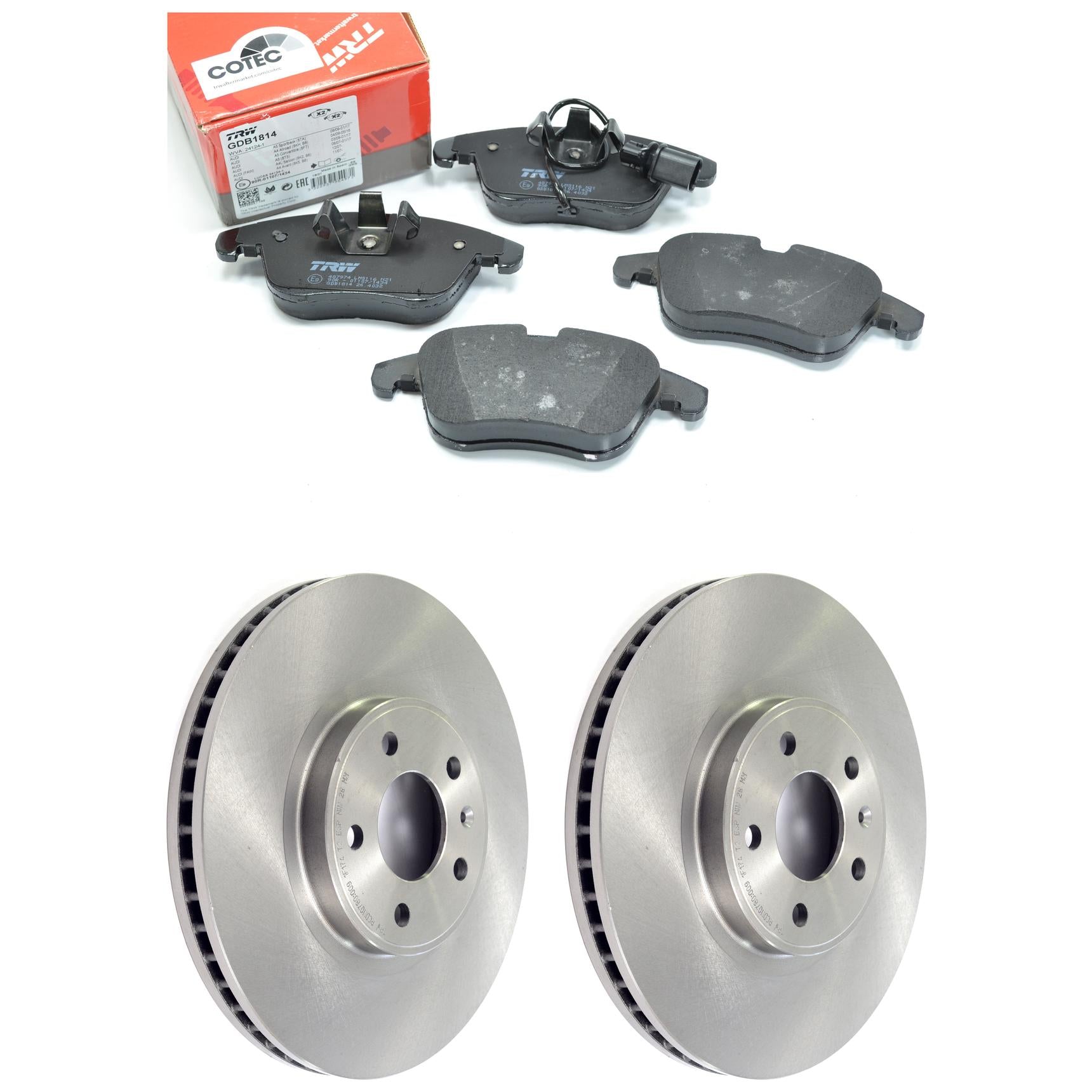 Kit Disco e Pastilha Dianteira - TRW - GDB1814 - RCDI10780 - (1)