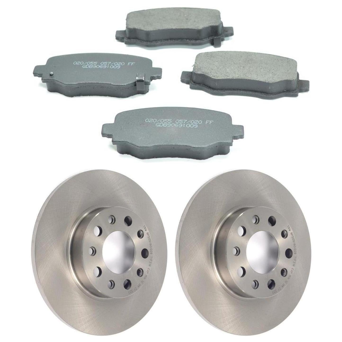 Kit Disco e Pastilha Traseira - TRW - GDB9069 - RPDI05190 - (1)