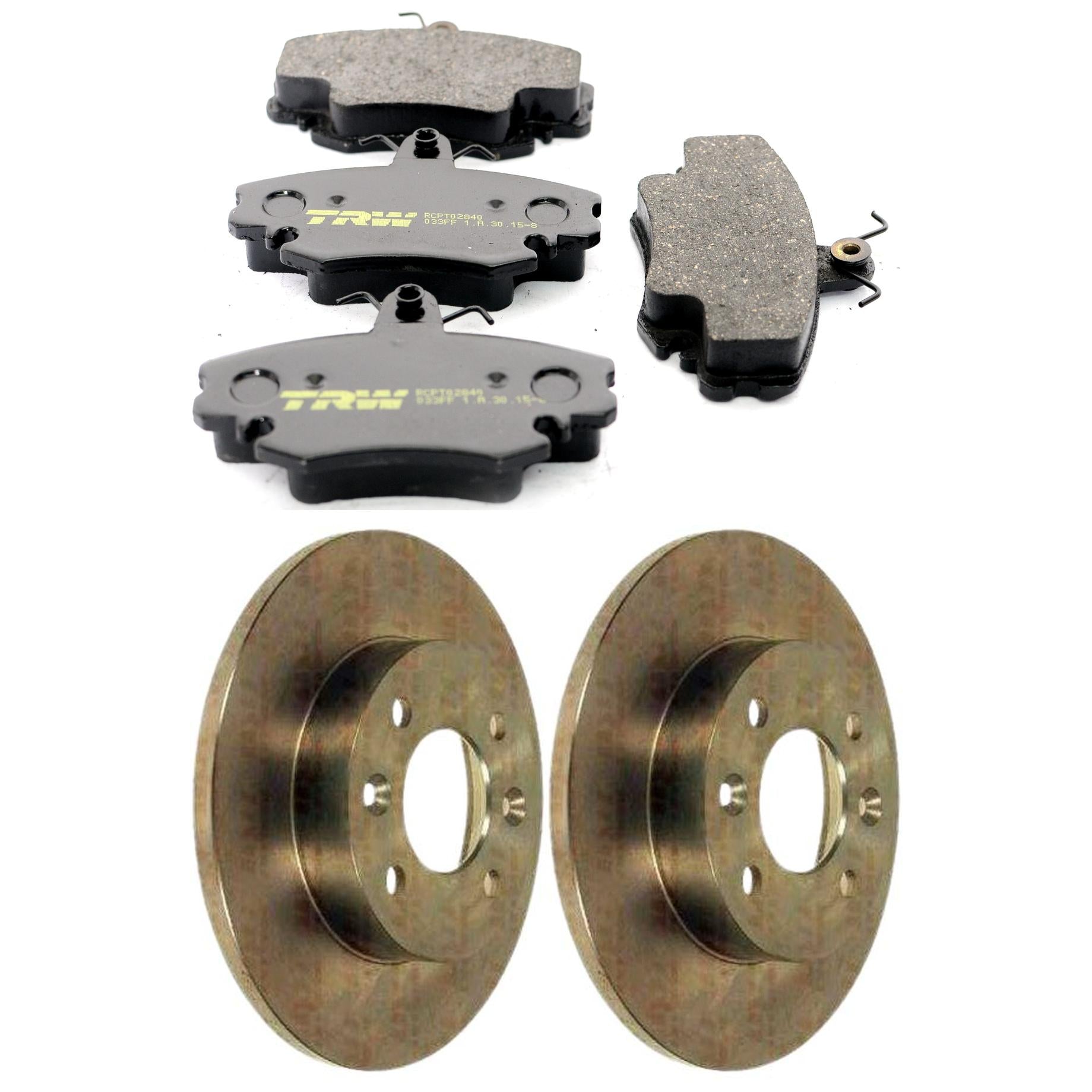 Kit Disco e Pastilha Dianteira - TRW - RCPT02840 - RPDI01430 - (1)