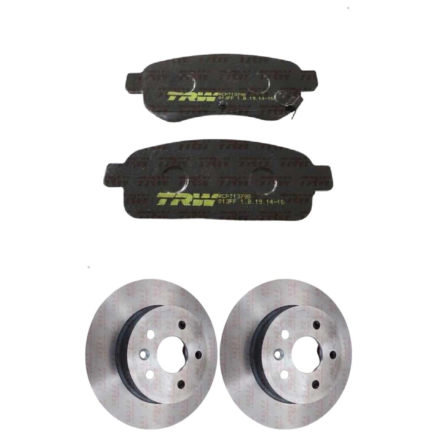 Kit Disco e Pastilha Traseira - TRW - RCPT13790 - RPDI04580 - (1)