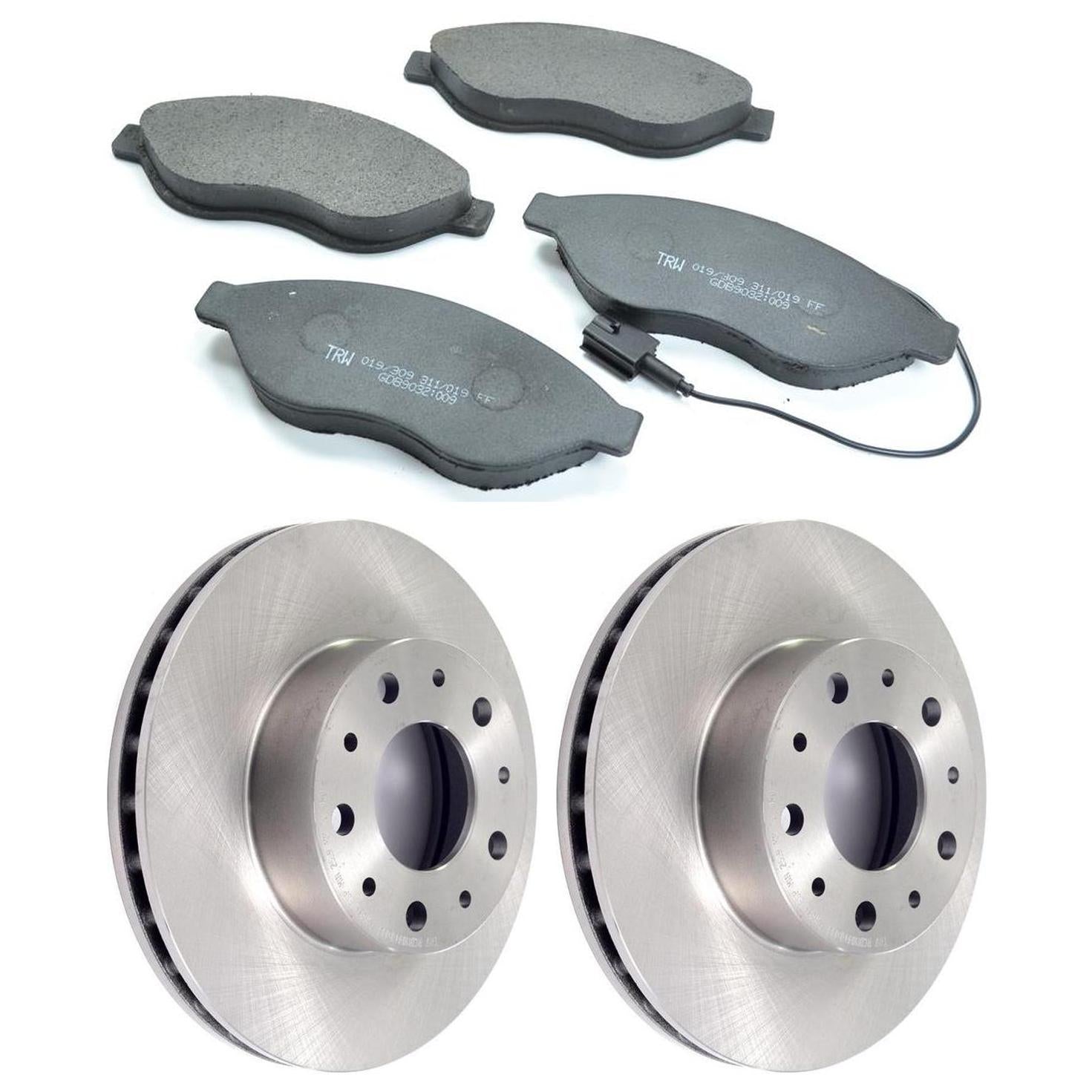 Kit Disco e Pastilha Dianteira - TRW - GDB9032 - RCDI10940 - (1)