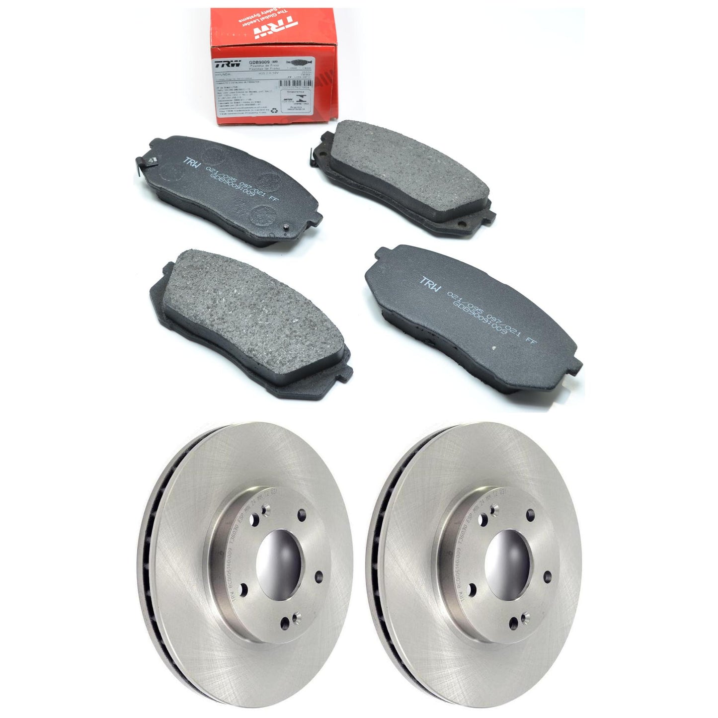 Kit Disco e Pastilha Dianteira - TRW - GDB9009 - RCDI06140 - (1)