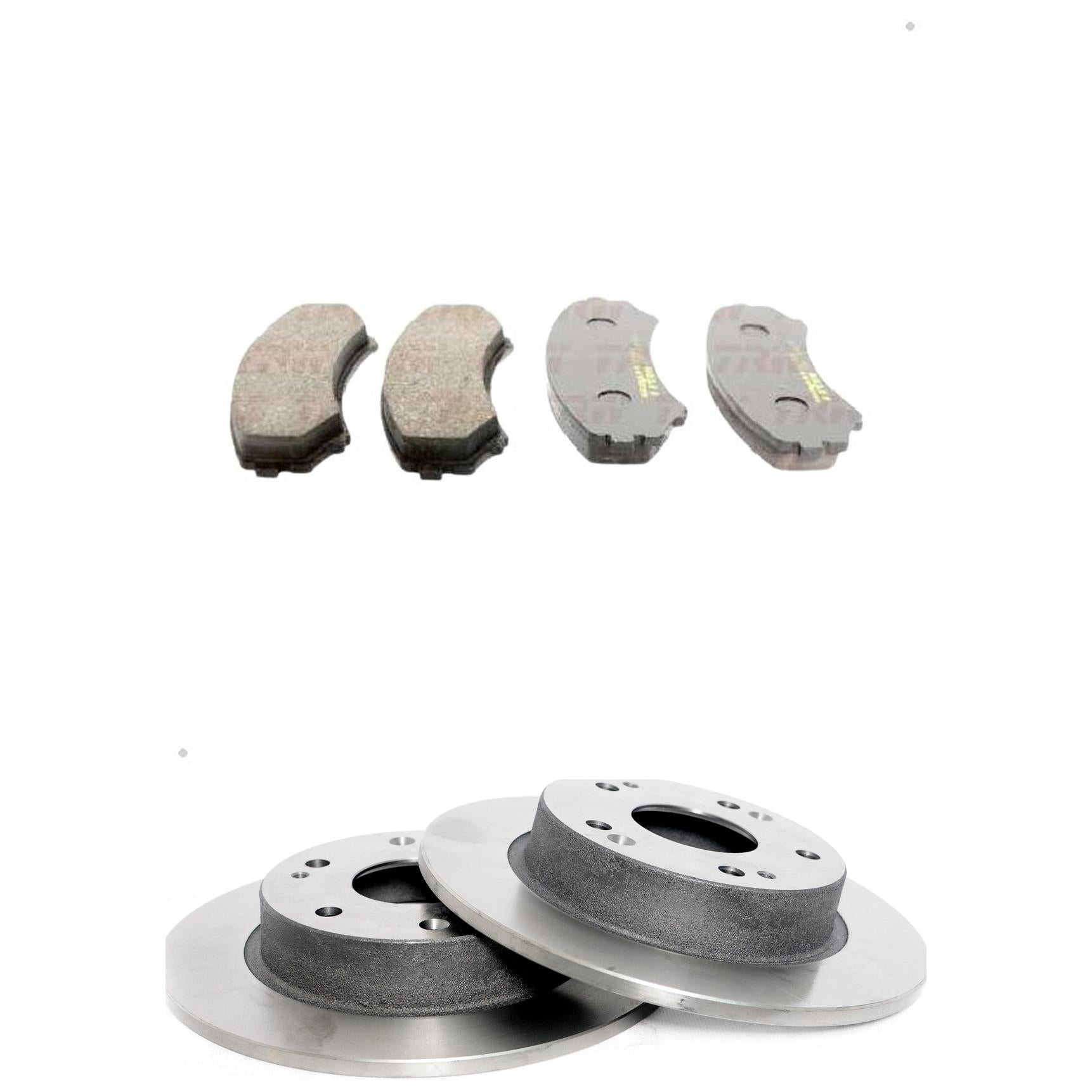 Kit Disco e Pastilha Traseira - TRW - RCPT02620 - RCDI07580 - (1)