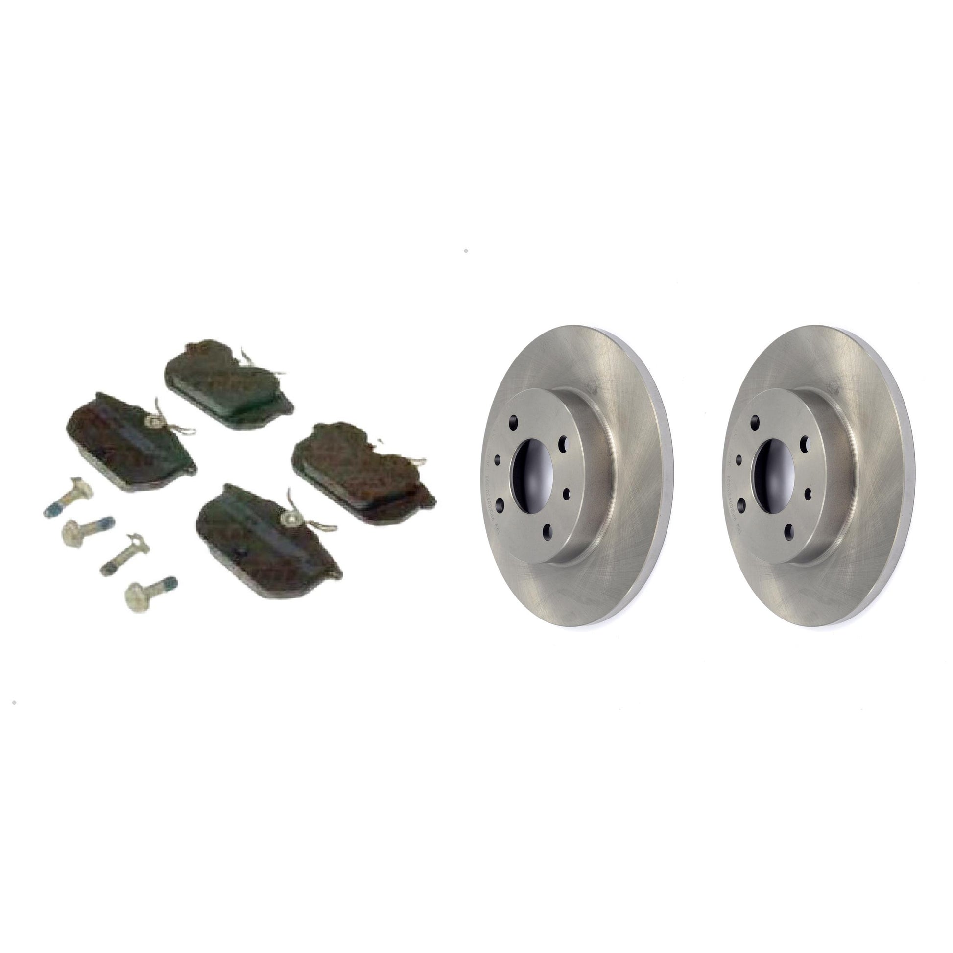 Kit Disco e Pastilha Traseira - TRW - RCPT00910 - RPDI00430 - (1)