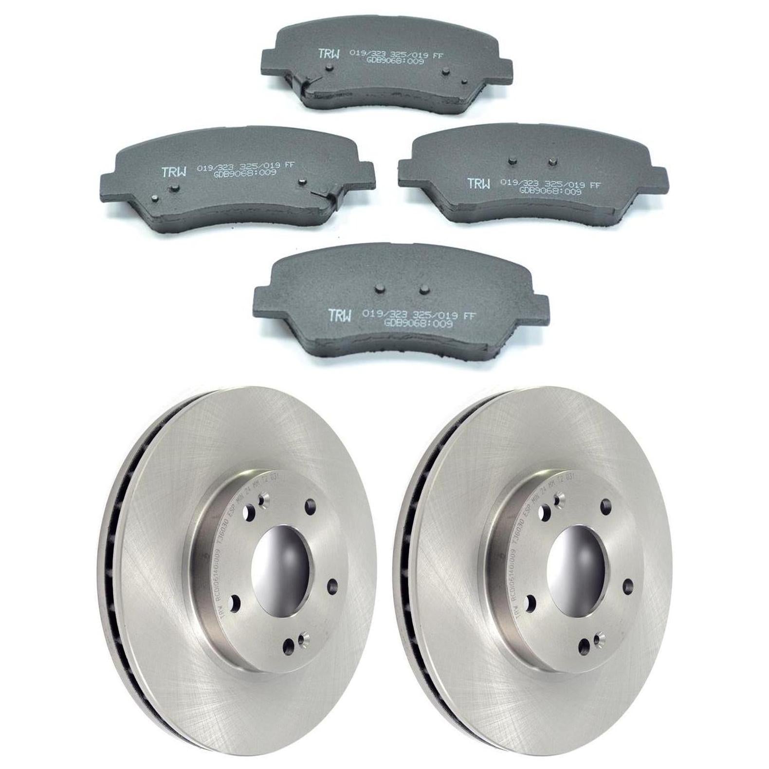 Kit Disco e Pastilha Dianteira - TRW - GDB9068 - RCDI06140 - (1)
