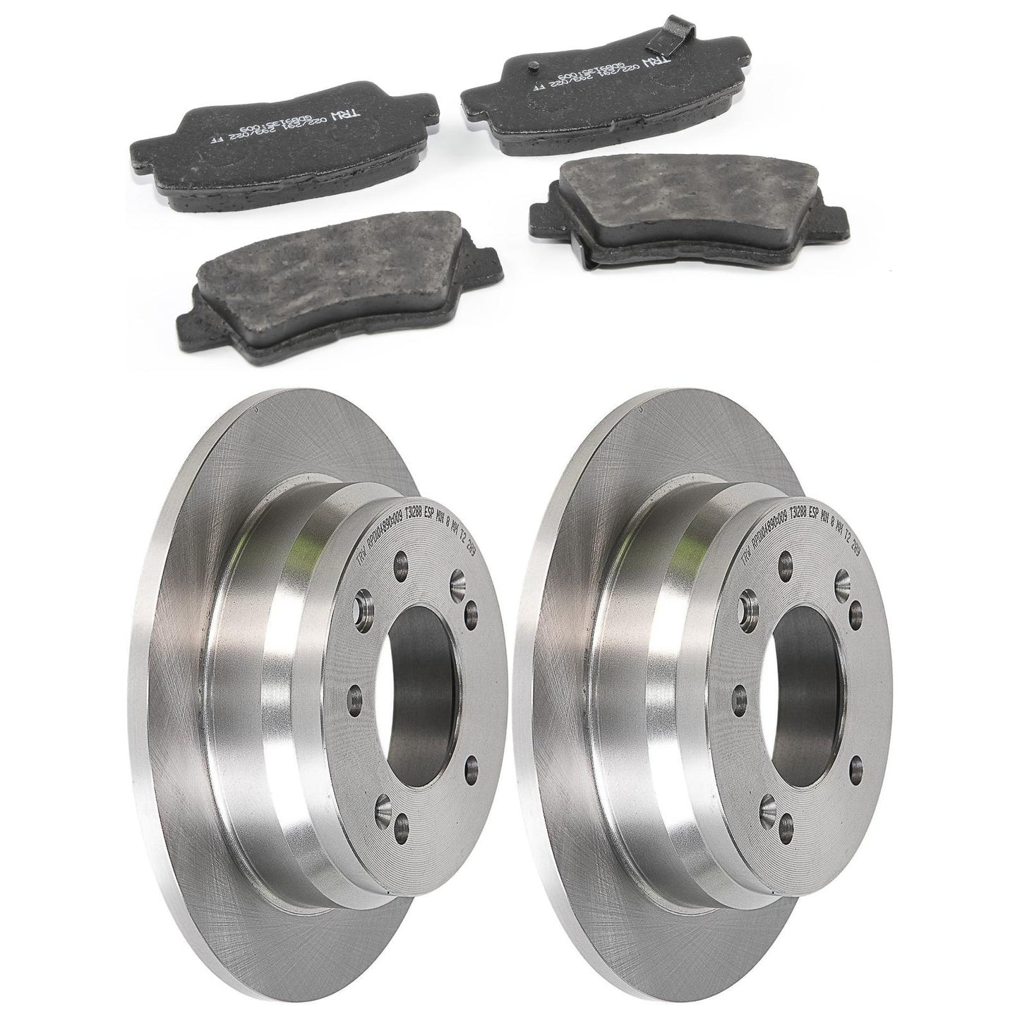 Kit Disco e Pastilha Traseira - TRW - GDB9135 - RPDI04890 - (1)