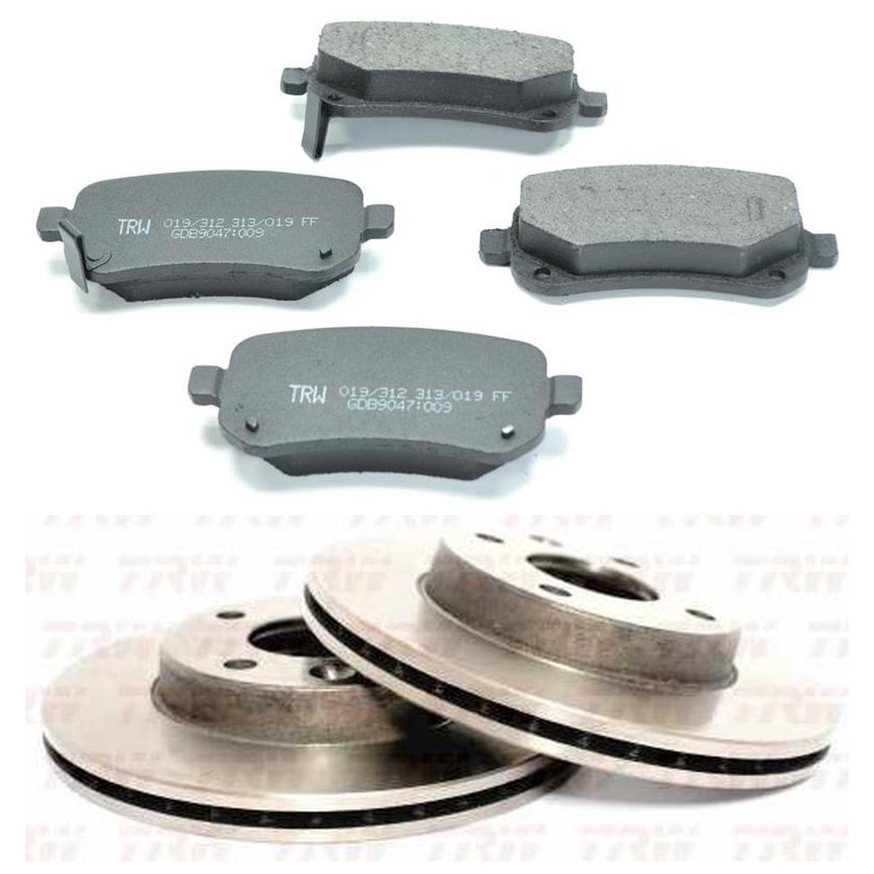 Kit Disco e Pastilha Traseira - TRW - GDB9047 - RPDI04850 - (1)