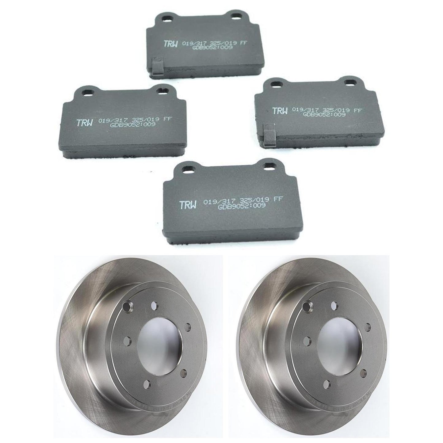 Kit Disco e Pastilha Traseira - TRW - GDB9052 - DF927 - (1)