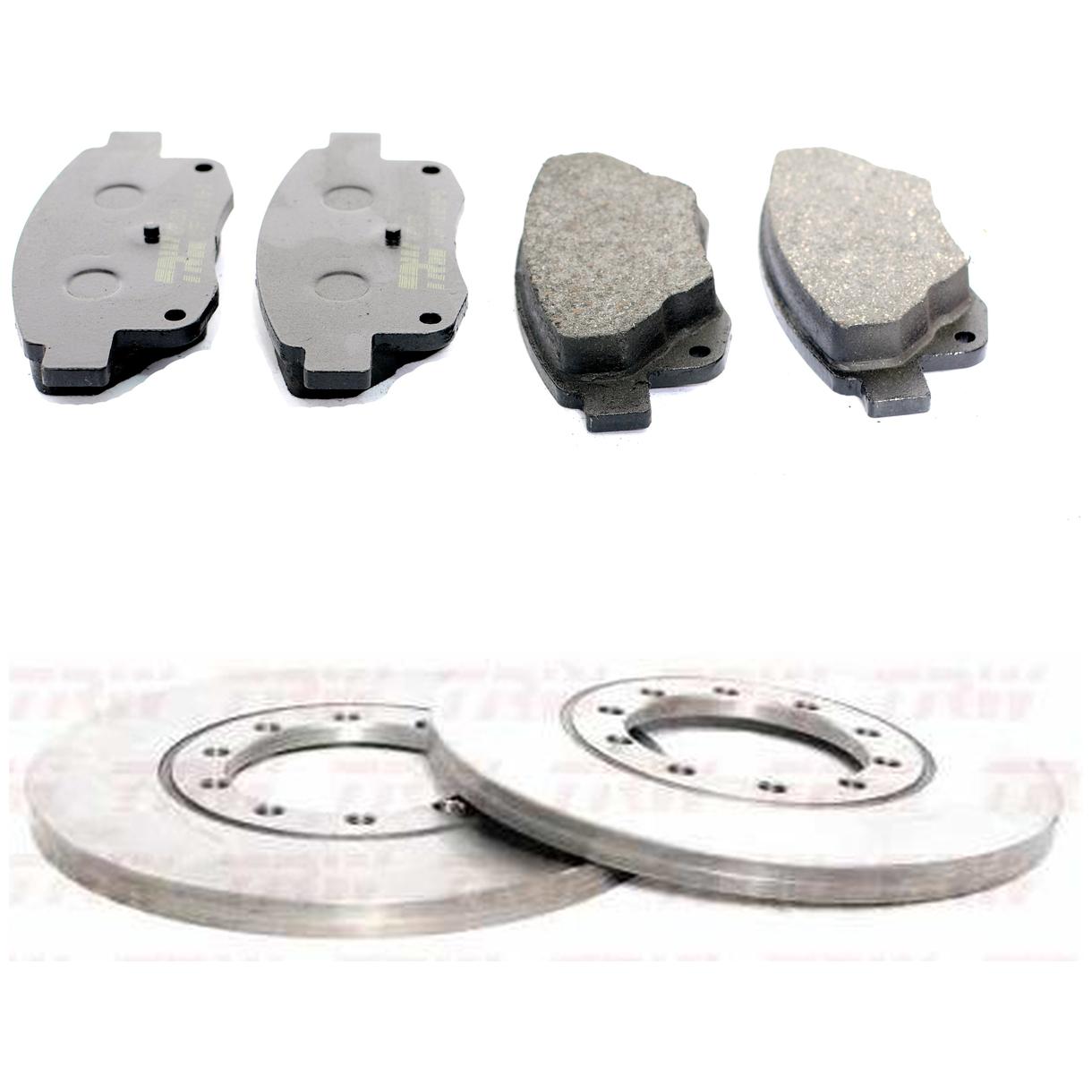 Kit Disco e Pastilha Traseira - TRW - RCPT13370 - RPDI04830 - (1)