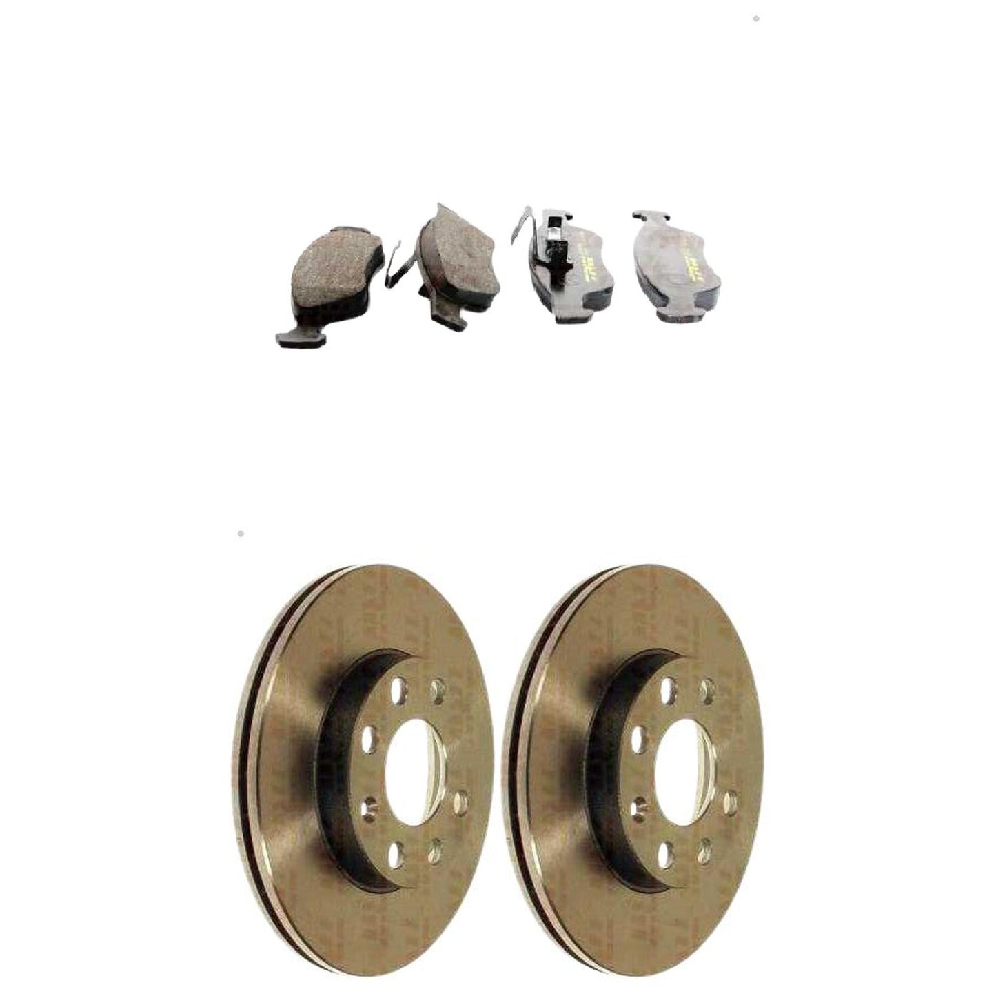Kit Disco e Pastilha Dianteira - TRW - RCPT07550 - RCDI00880 - (1)