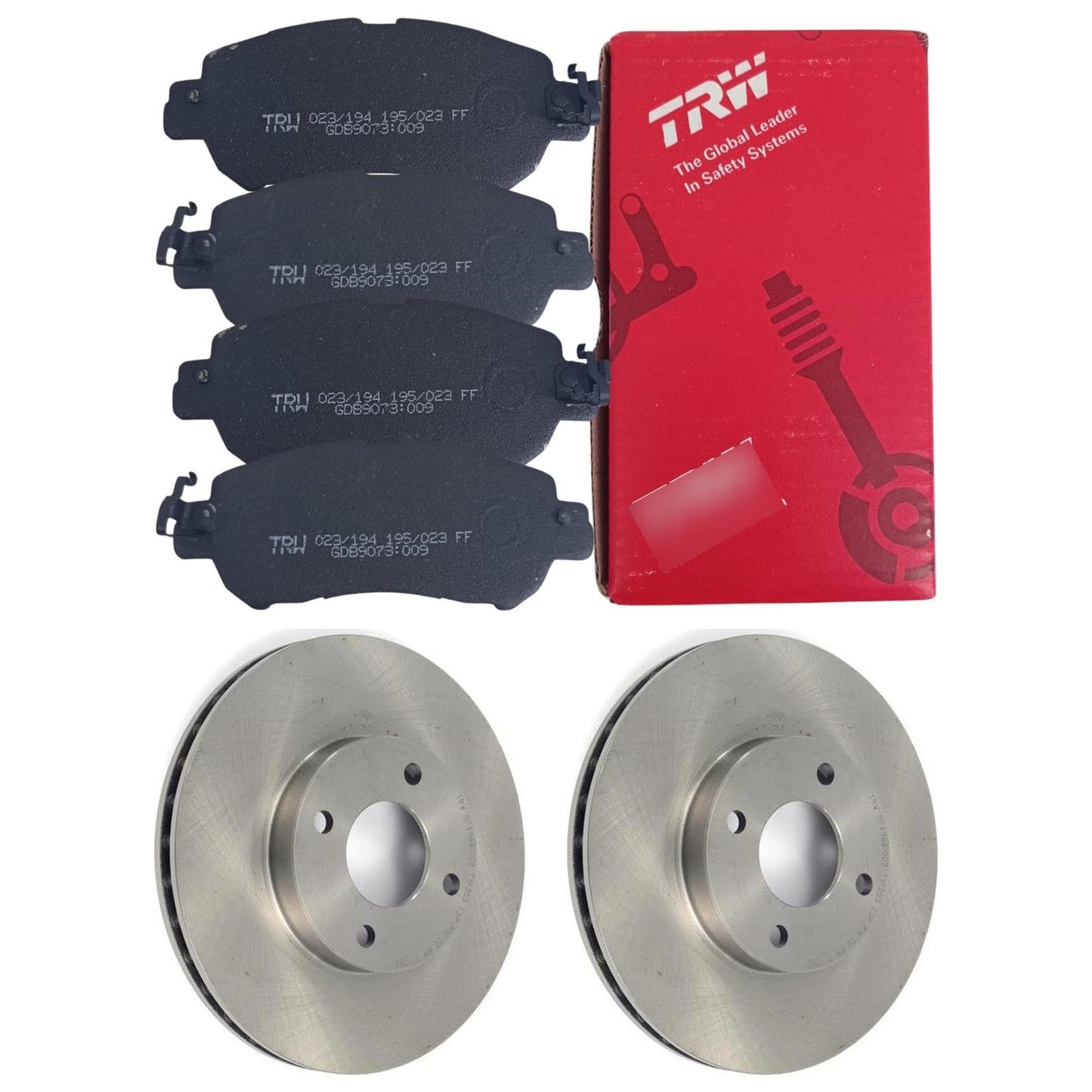 Kit Disco e Pastilha Dianteira - TRW - GDB9073 - DF4968 - (1)