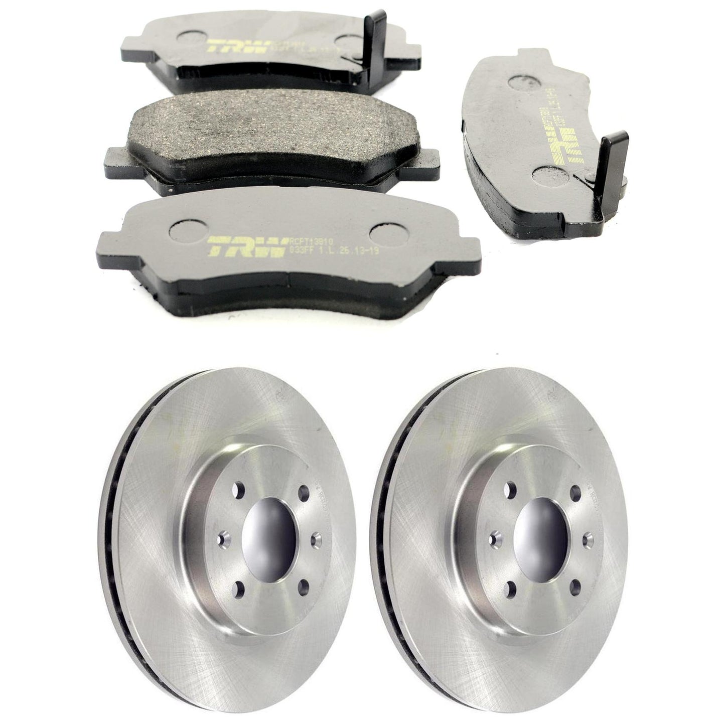Kit Disco e Pastilha Dianteira - TRW - RCPT13810 - RCDI09520 - (1)