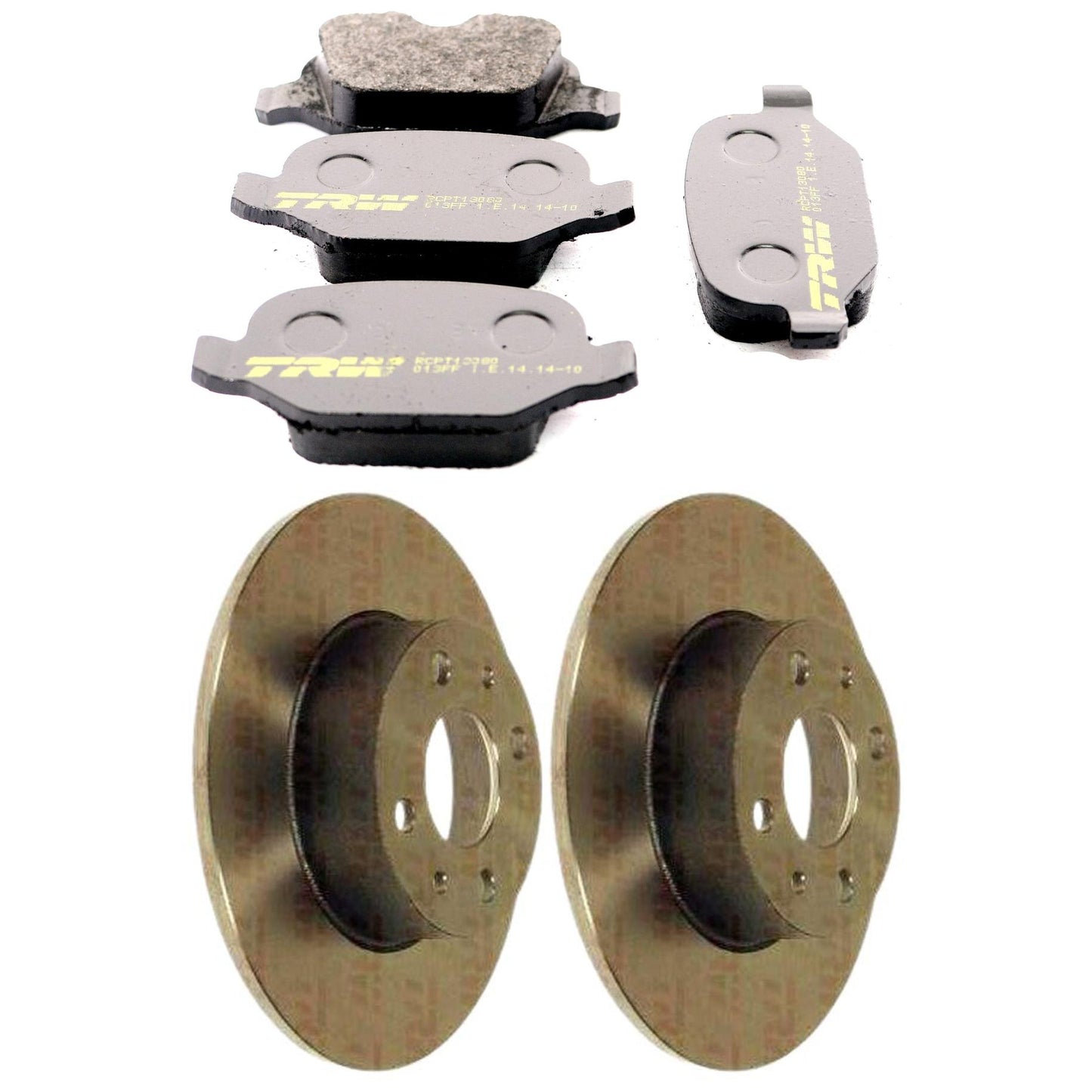 Kit Disco e Pastilha Traseira - TRW - RCPT13080 - RPDI00550 - (1)