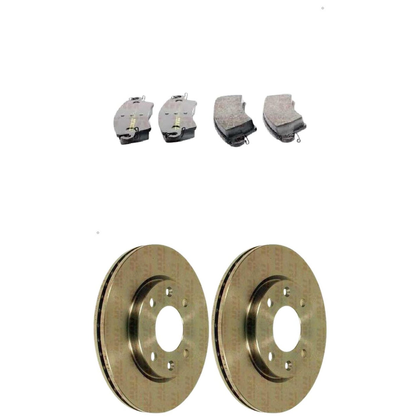 Kit Disco e Pastilha Dianteira - TRW - RCPT07770 - RCDI01480 - (1)