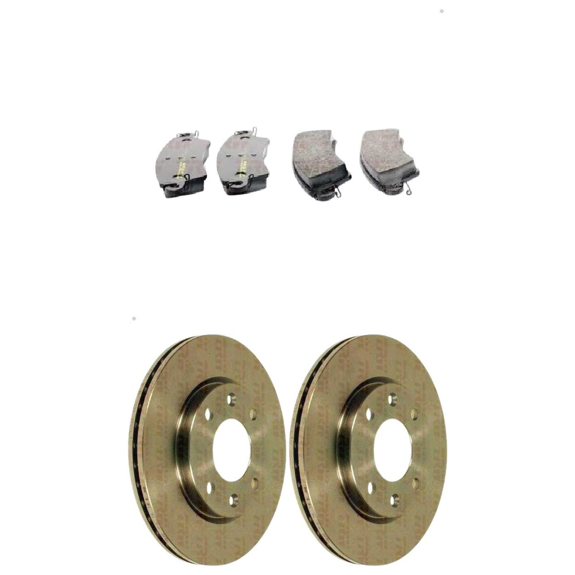 Kit Disco e Pastilha Dianteira - TRW - RCPT07770 - RCDI01480 - (1)