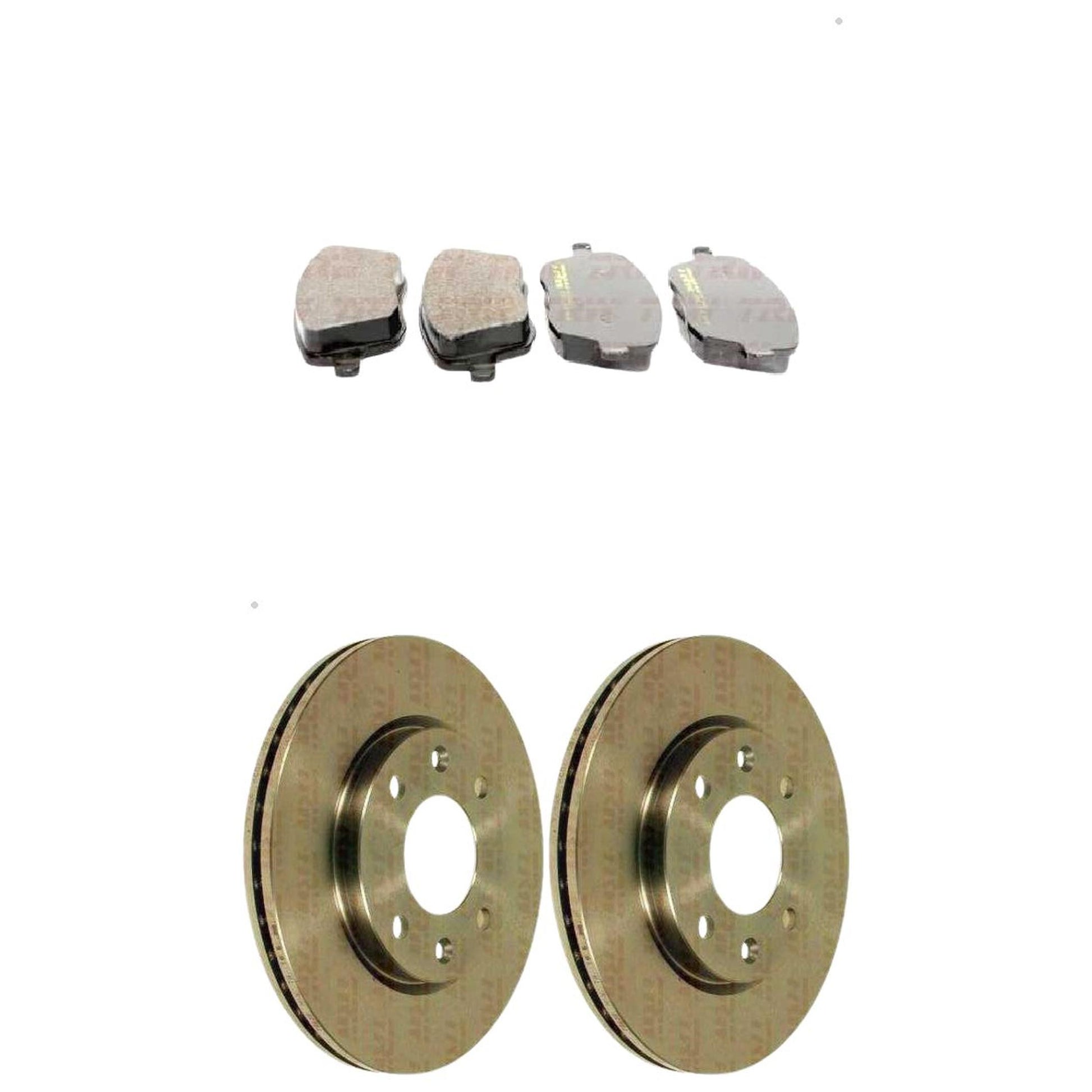 Kit Disco e Pastilha Dianteira - TRW - RCPT08280 - RCDI01480 - (1)