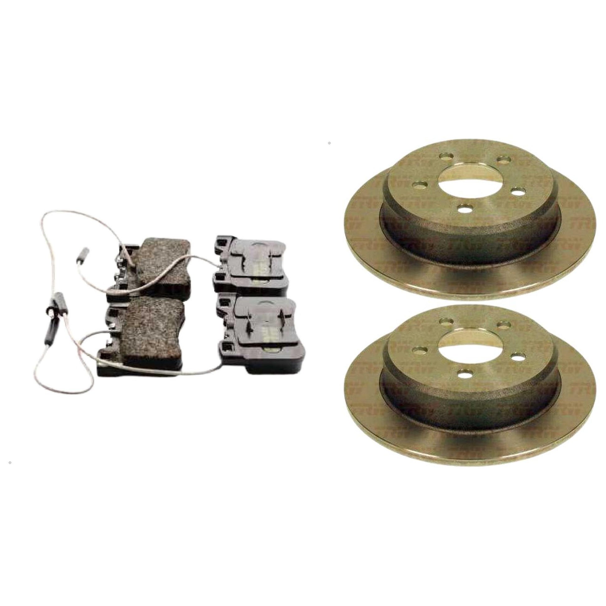 Kit Disco e Pastilha Traseira - TRW - RCPT08300 - RPDI01660 - (1)
