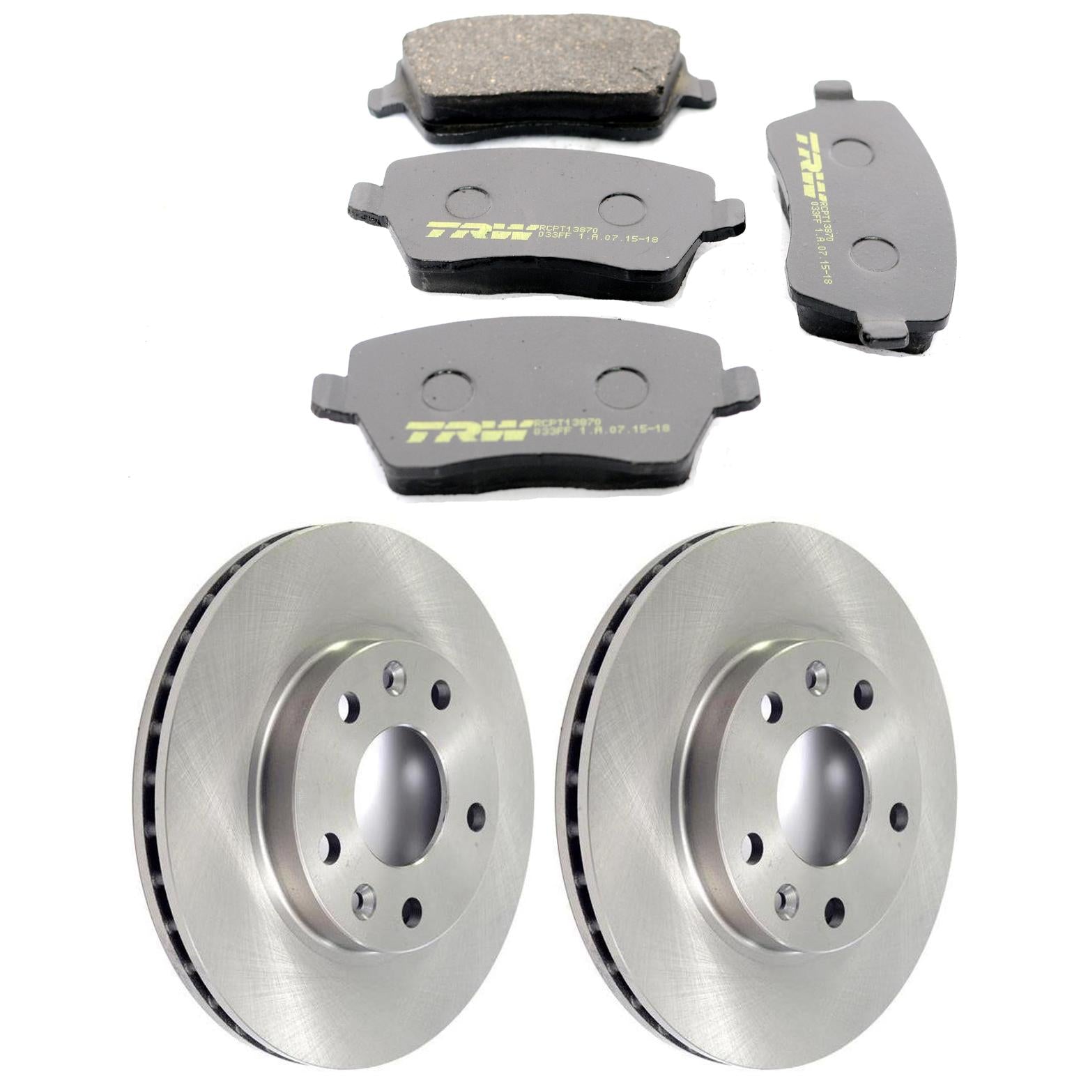 Kit Disco e Pastilha Dianteira - TRW - RCPT13870 - RCDI09320 - (1)