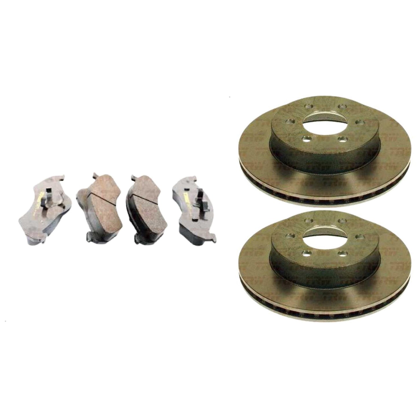 Kit Disco e Pastilha Dianteira - TRW - RCPT08410 - RCDI01950 - (1)