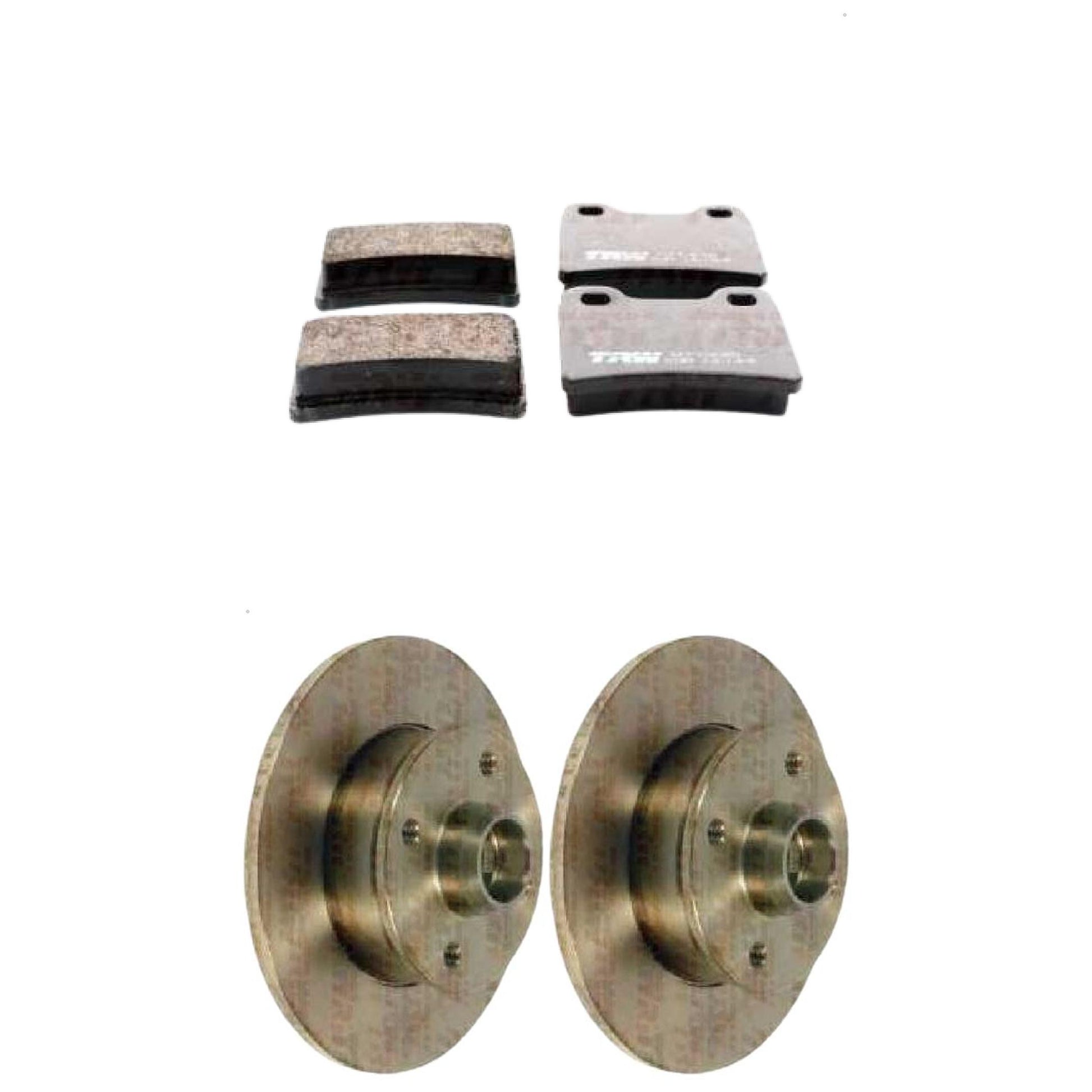 Kit Disco e Pastilha Traseira - TRW - RCPT04260 - RPDI01110 - (1)