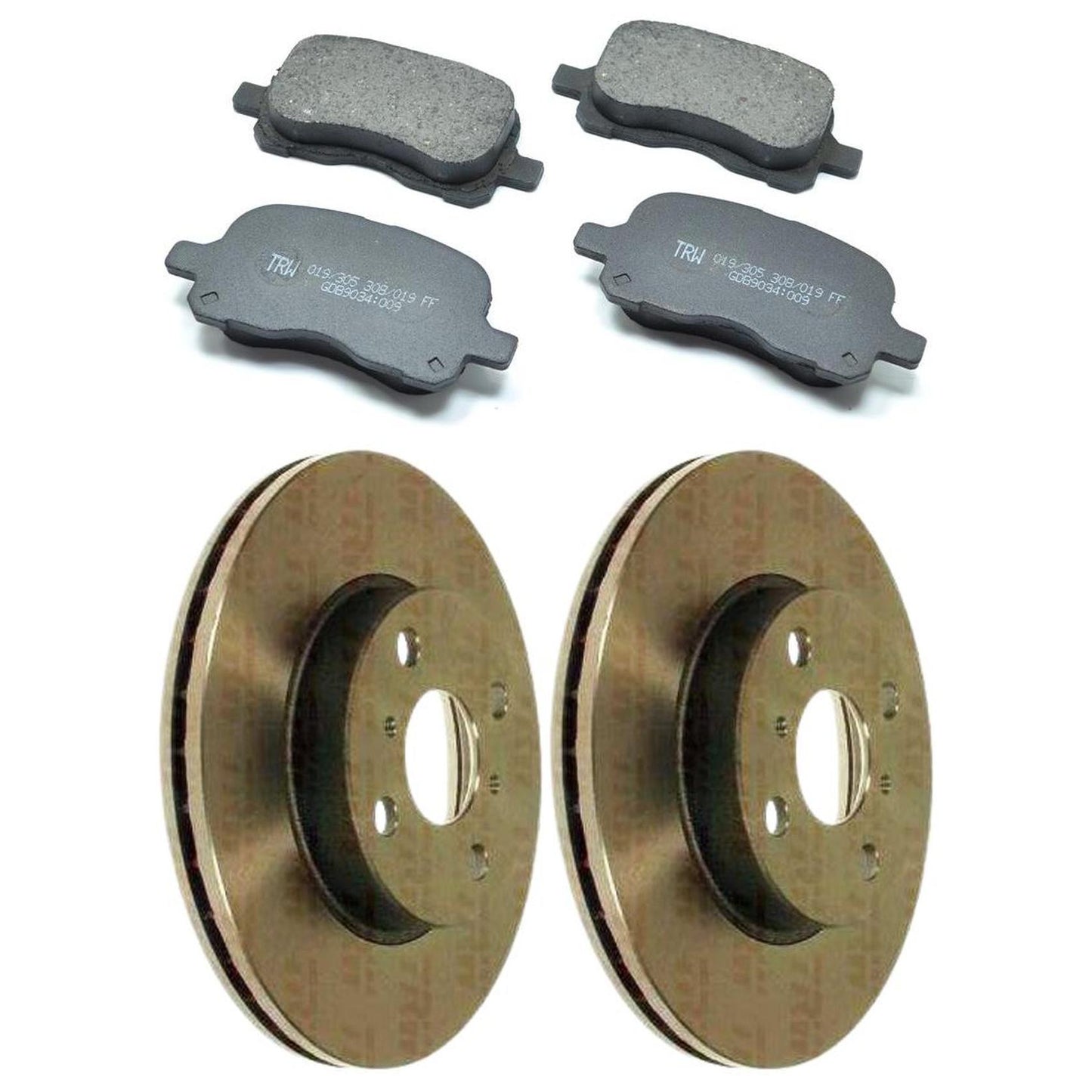 Kit Disco e Pastilha Dianteira - TRW - GDB9034 - RCDI01430 - (1)
