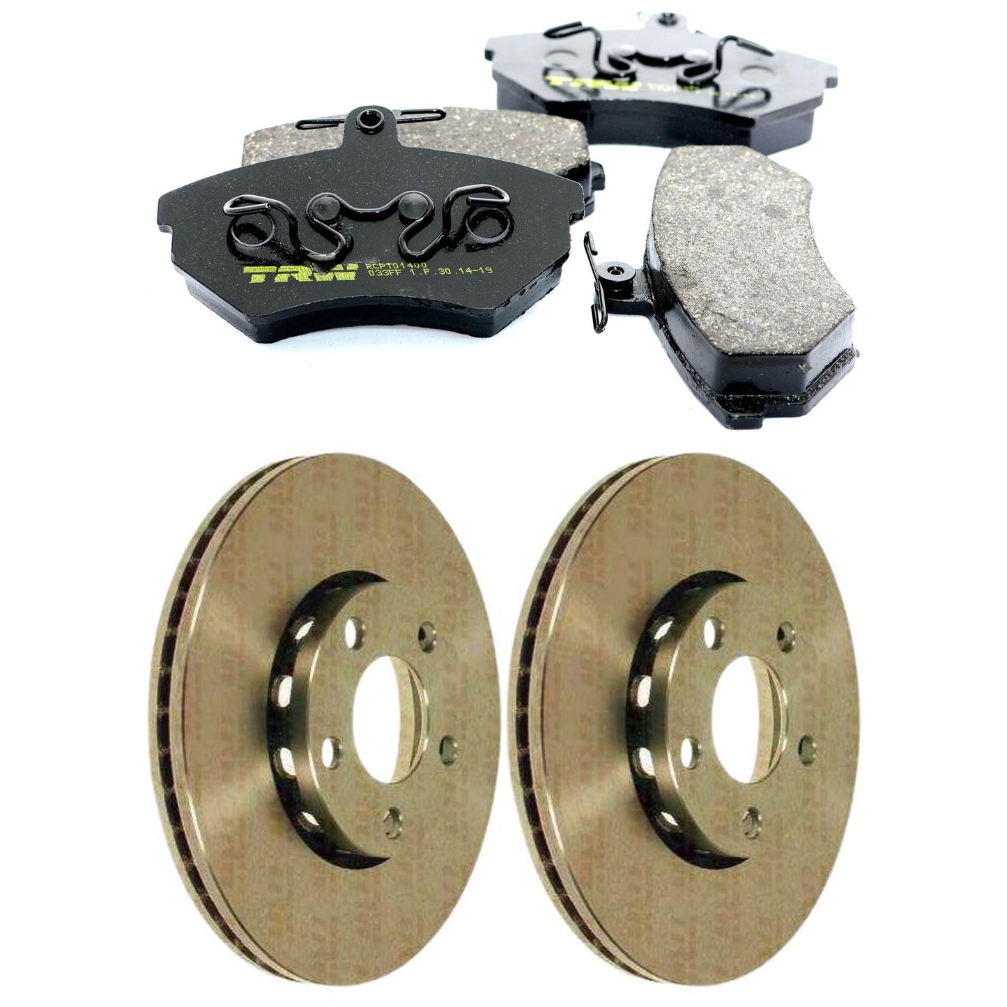 Kit Disco e Pastilha Dianteira - TRW - RCPT01400 - RCDI01760 - (1)