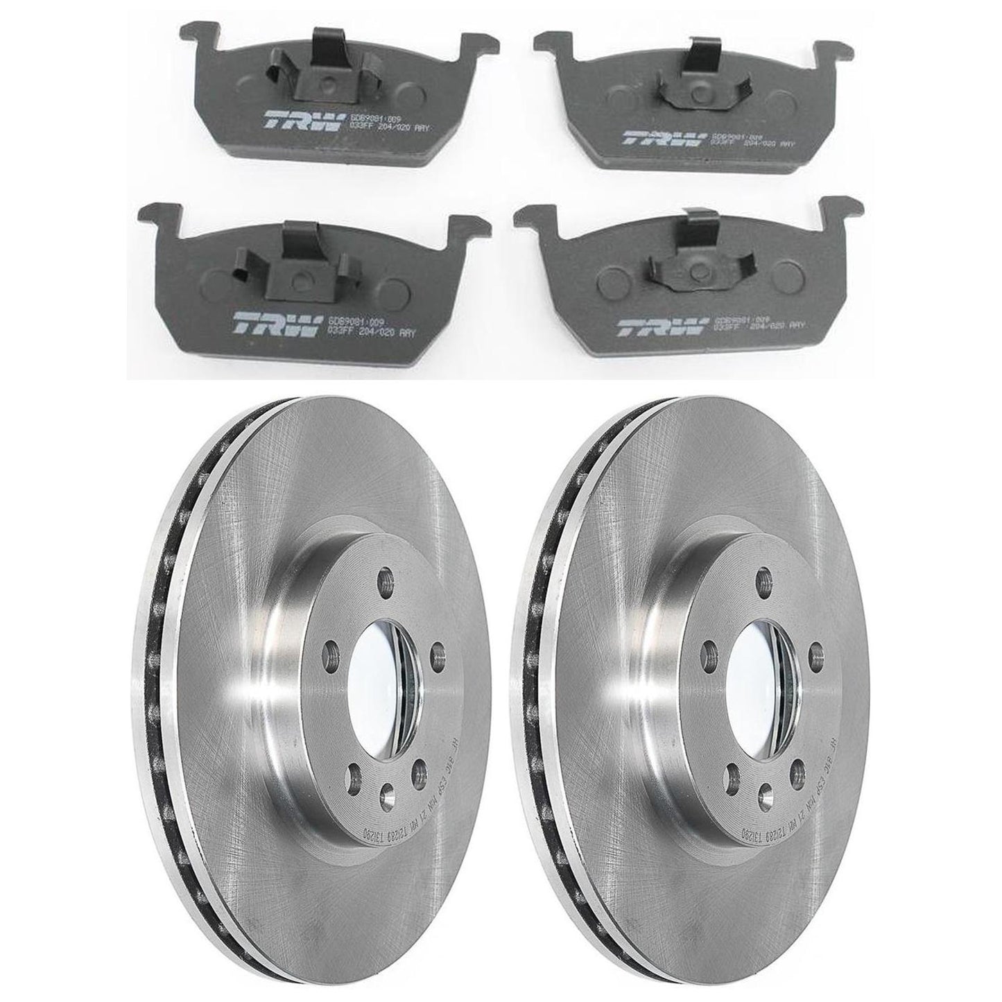 Kit Disco e Pastilha Dianteira - TRW - GDB9081 - DF911 - (1)