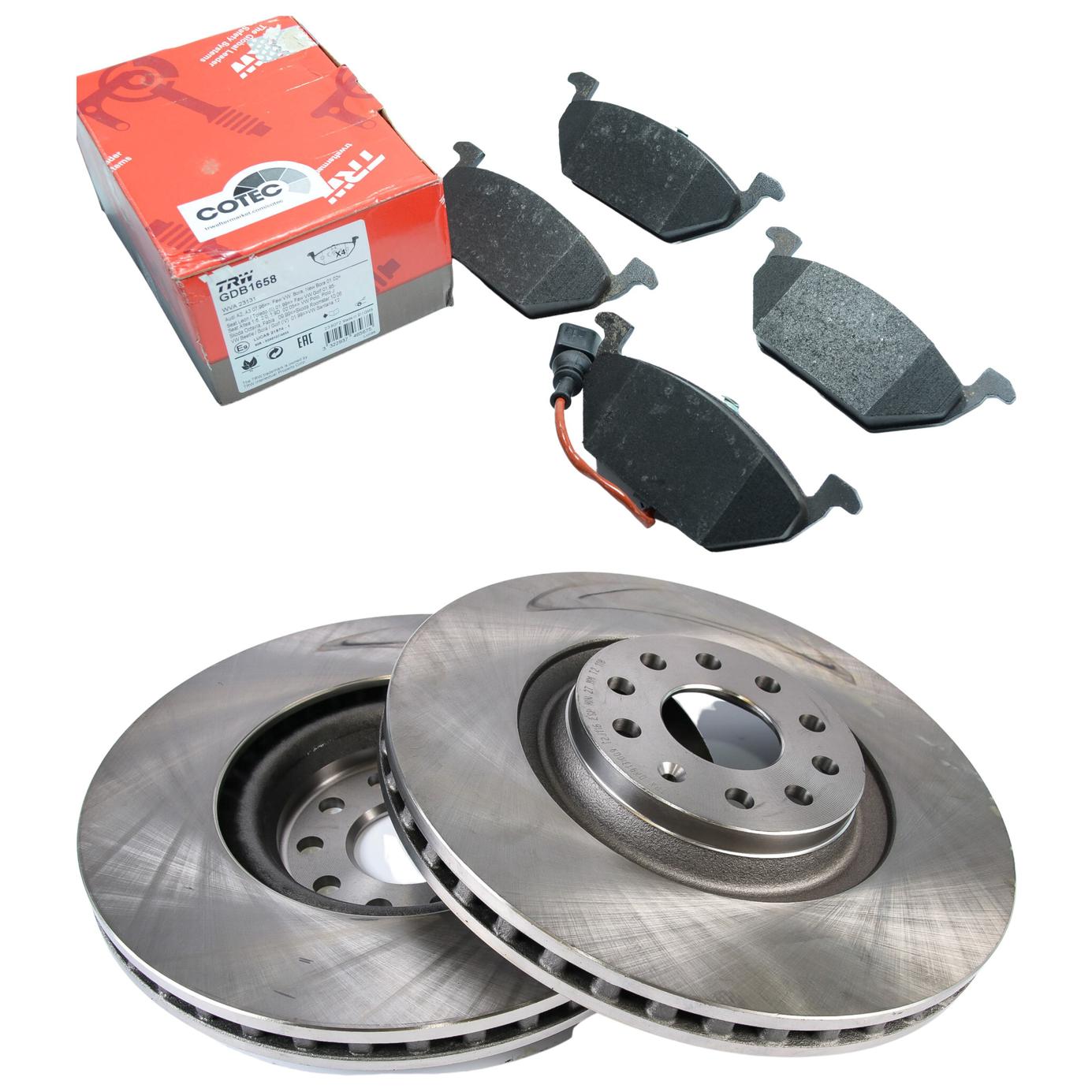 Kit Disco e Pastilha Dianteira - TRW - GDB1658 - DF913 - (1)