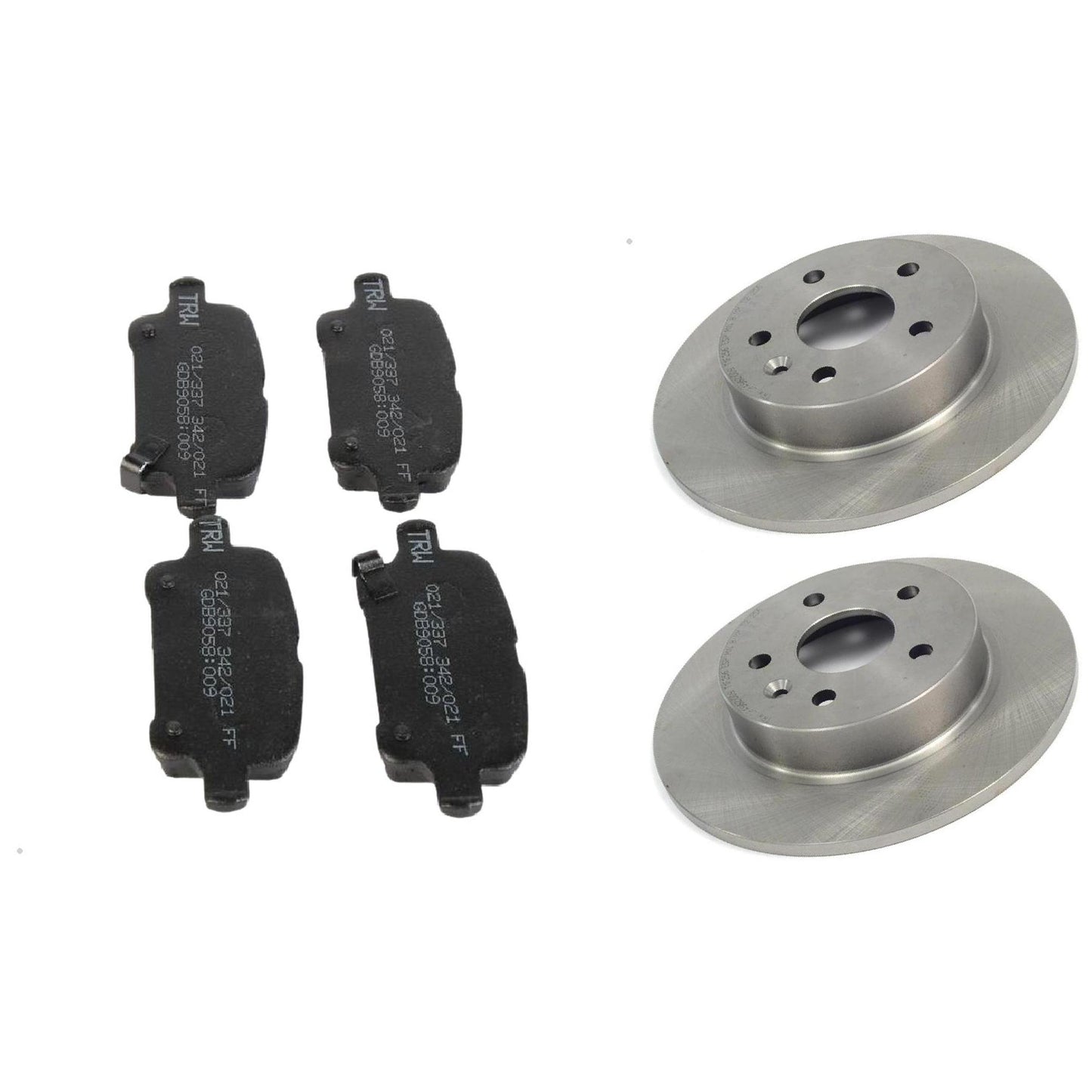 Kit Disco e Pastilha Traseira - TRW - GDB9058 - DF4962 - (1)