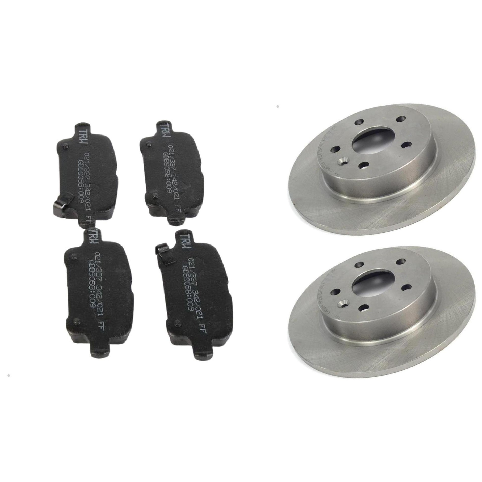 Kit Disco e Pastilha Traseira - TRW - GDB9058 - DF4962 - (1)