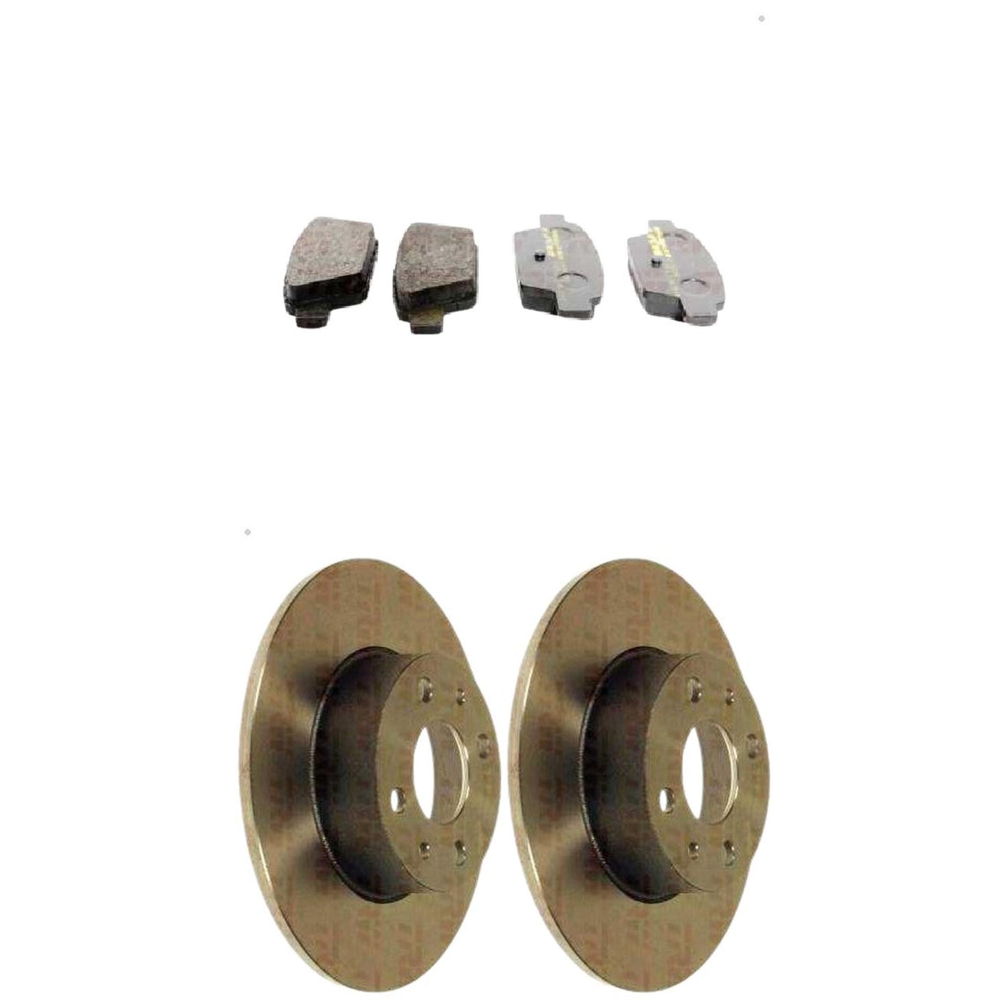 Kit Disco e Pastilha Traseira - TRW - RCPT07700 - RPDI00550 - (1)