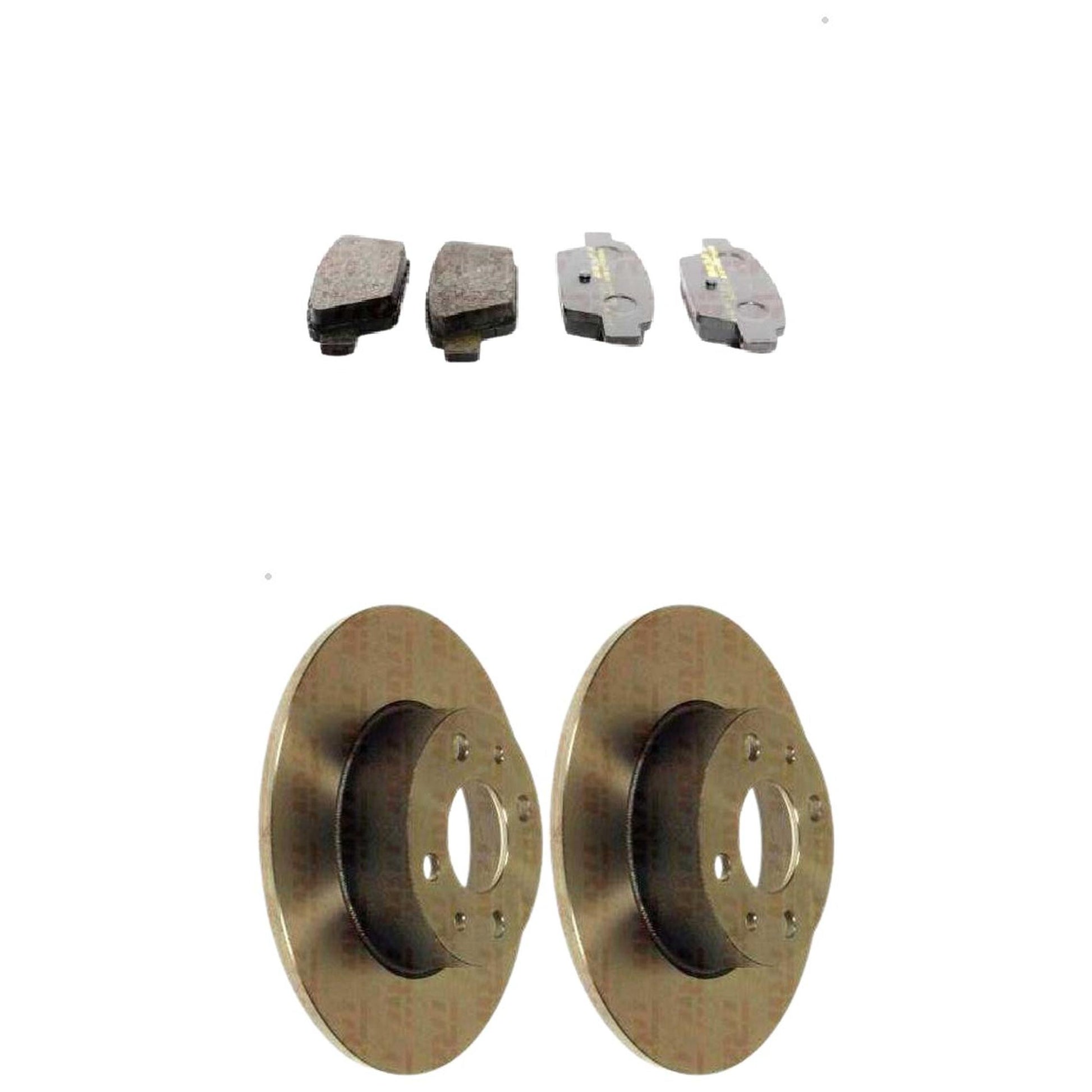 Kit Disco e Pastilha Traseira - TRW - RCPT07700 - RPDI00550 - (1)