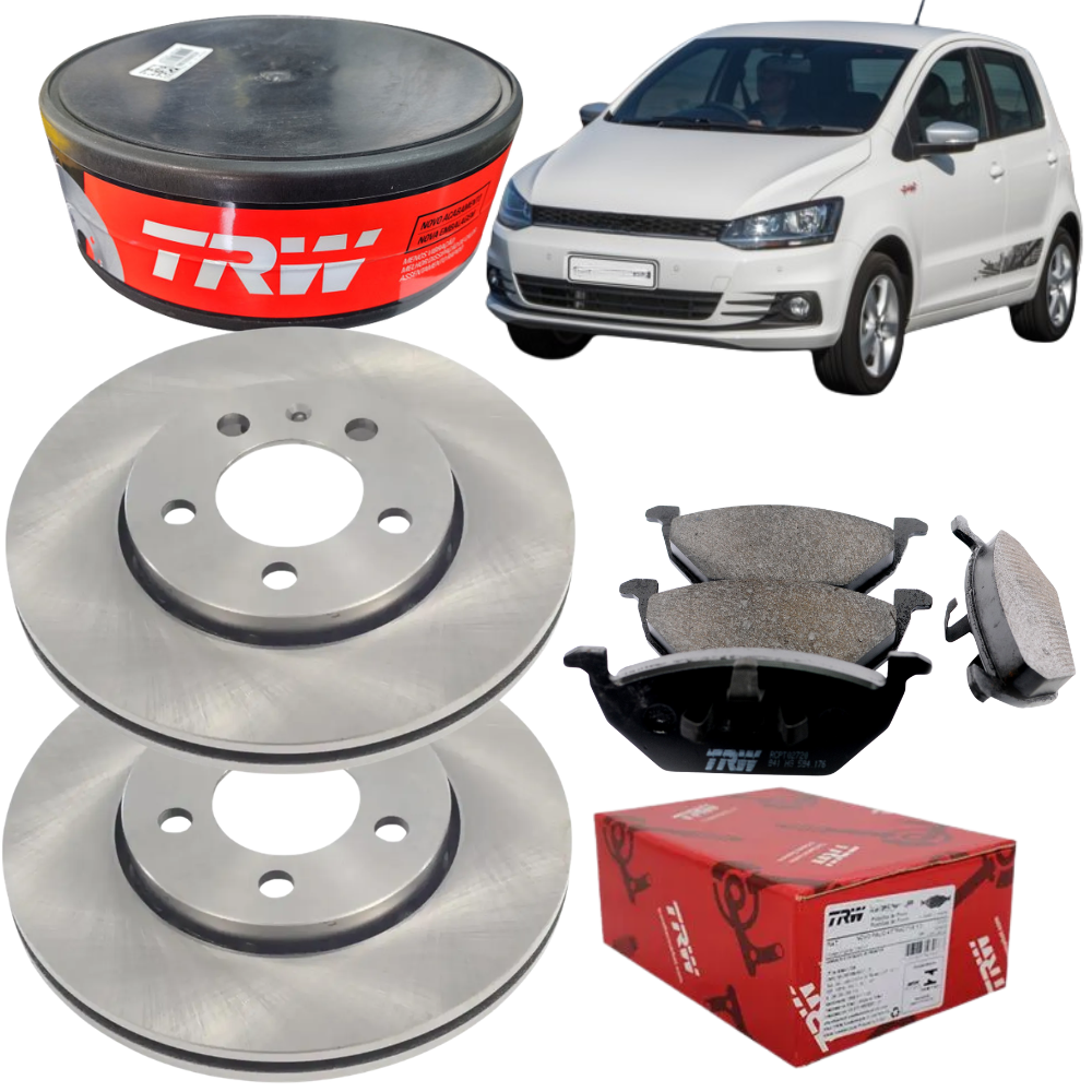 Kit Disco e Pastilha Dianteira - TRW - RCPT02720 - RCDI01740 - (1)