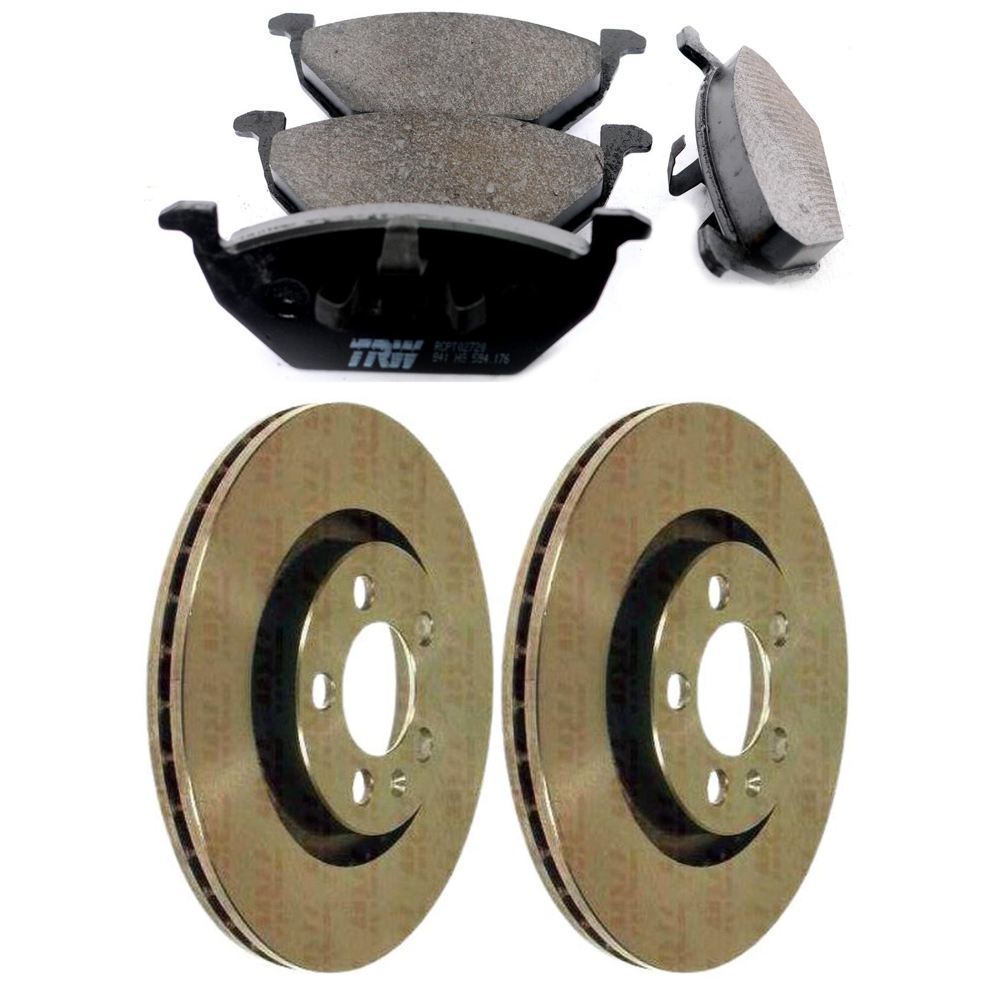 Kit Disco e Pastilha Dianteira - TRW - RCPT02720 - RCDI01630 - (1)