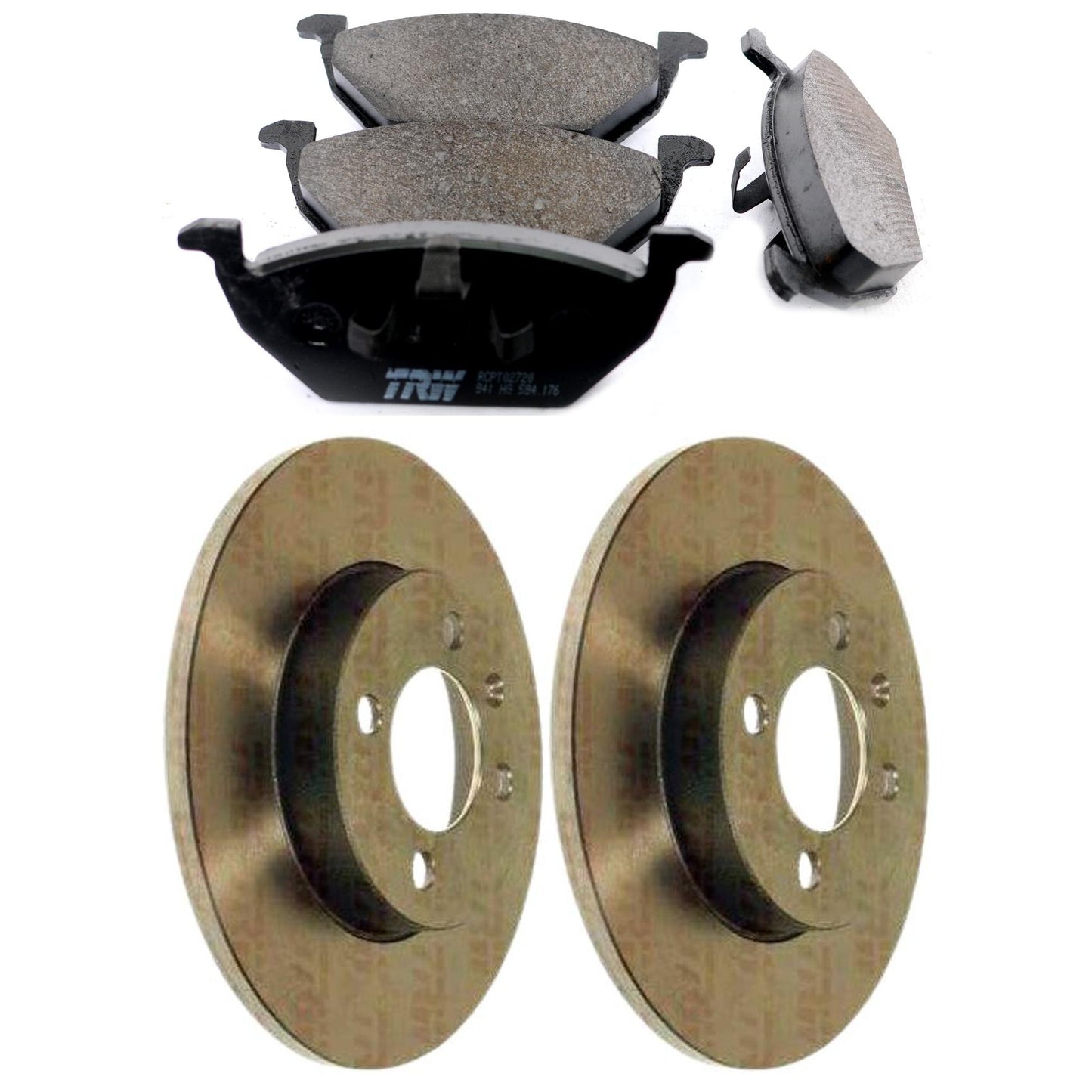 Kit Disco e Pastilha Dianteira - TRW - RCPT02720 - RPDI00540 - (1)