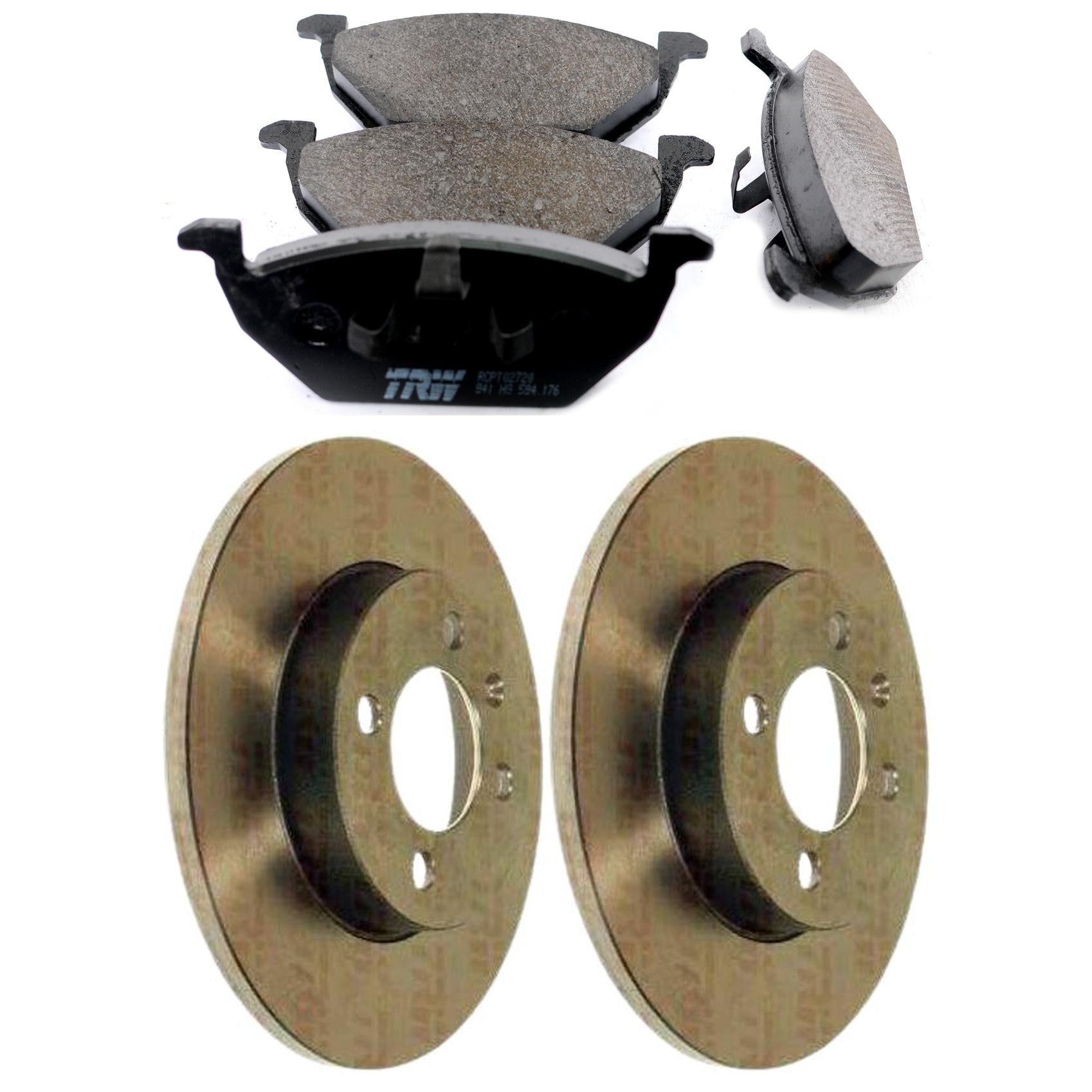 Kit Disco e Pastilha Dianteira - TRW - RCPT02720 - RPDI00540 - (1)