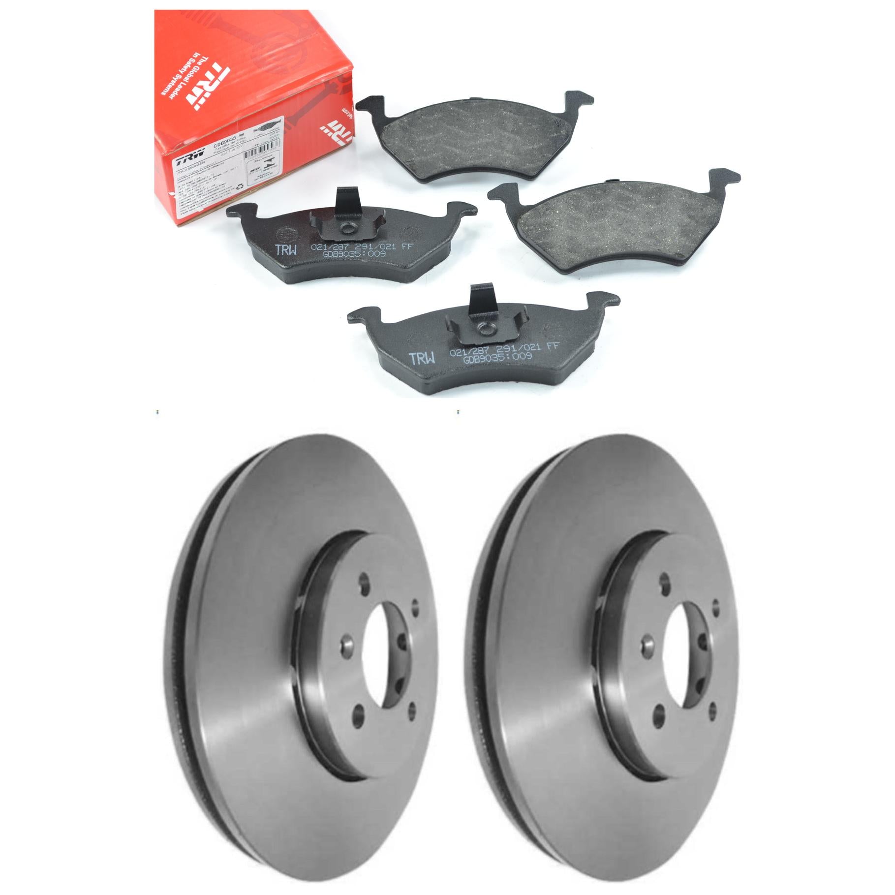Kit Disco e Pastilha Dianteira - TRW - GDB9035 - RCDI09840 - (1)