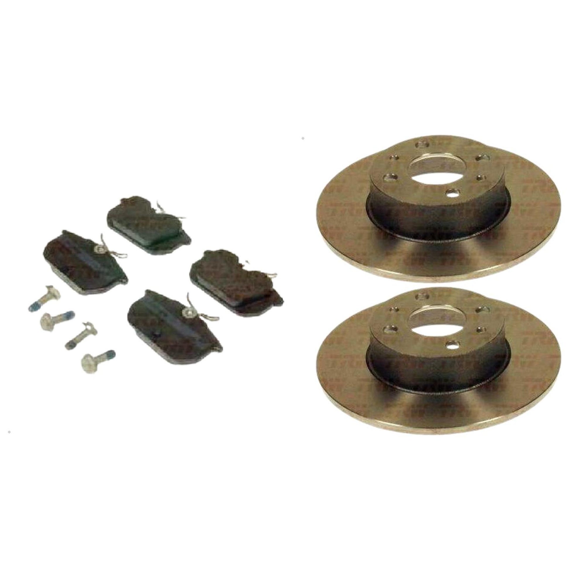 Kit Disco e Pastilha Traseira - TRW - RCPT00910 - RPDI00550 - (1)