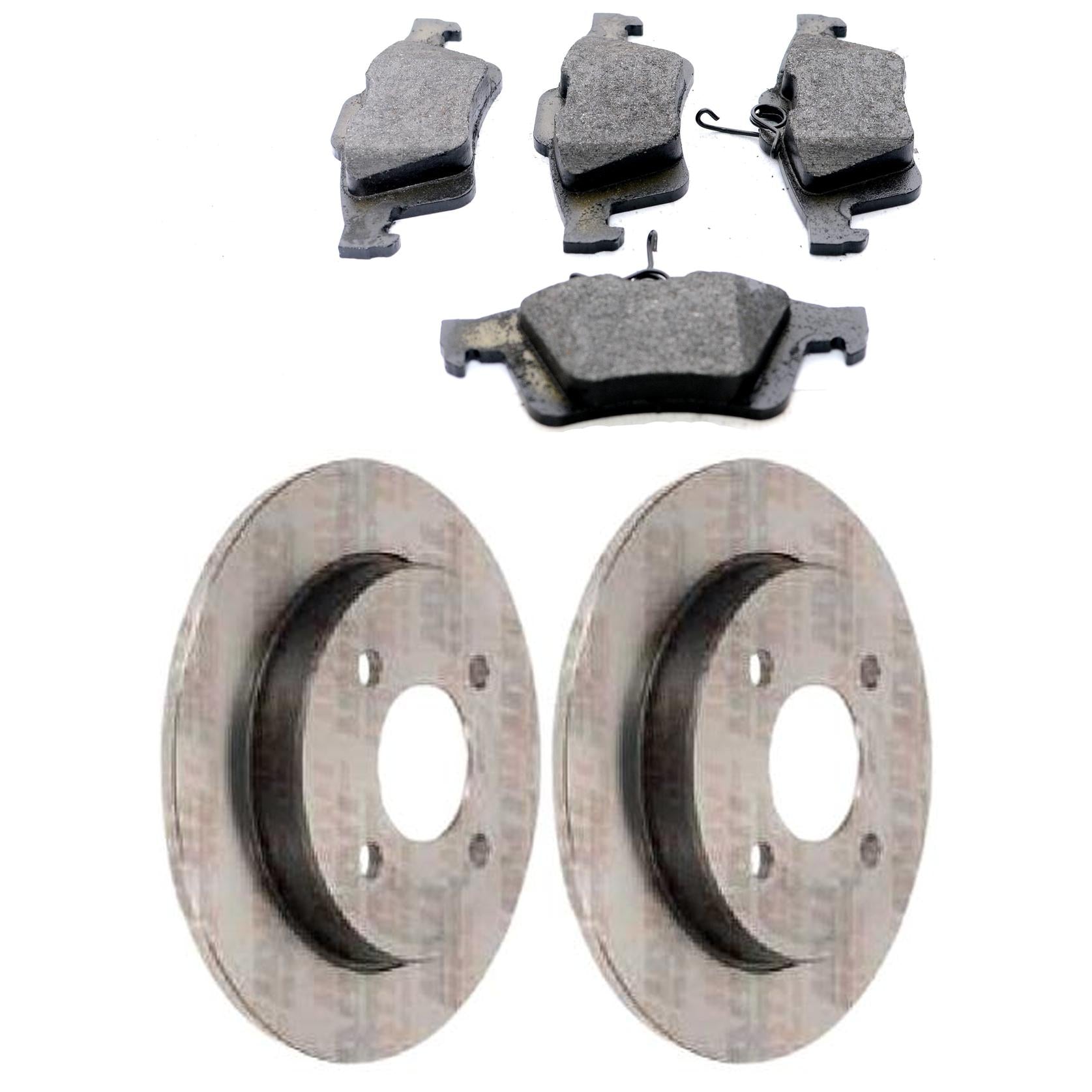 Kit Disco e Pastilha Traseira - TRW - RCPT13200 - RPDI01990 - (1)