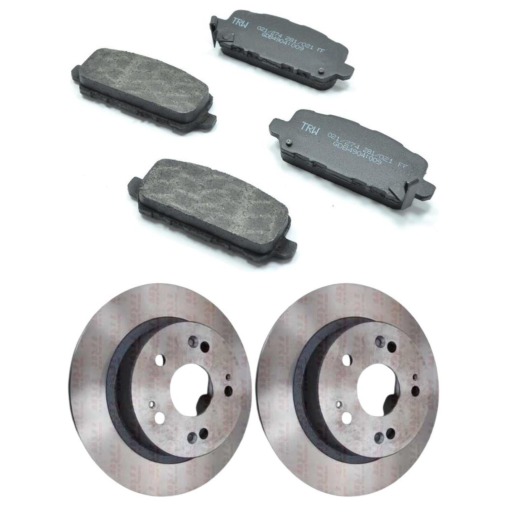 Kit Disco e Pastilha Traseira - TRW - GDB4904 - RPDI04600 - (1)