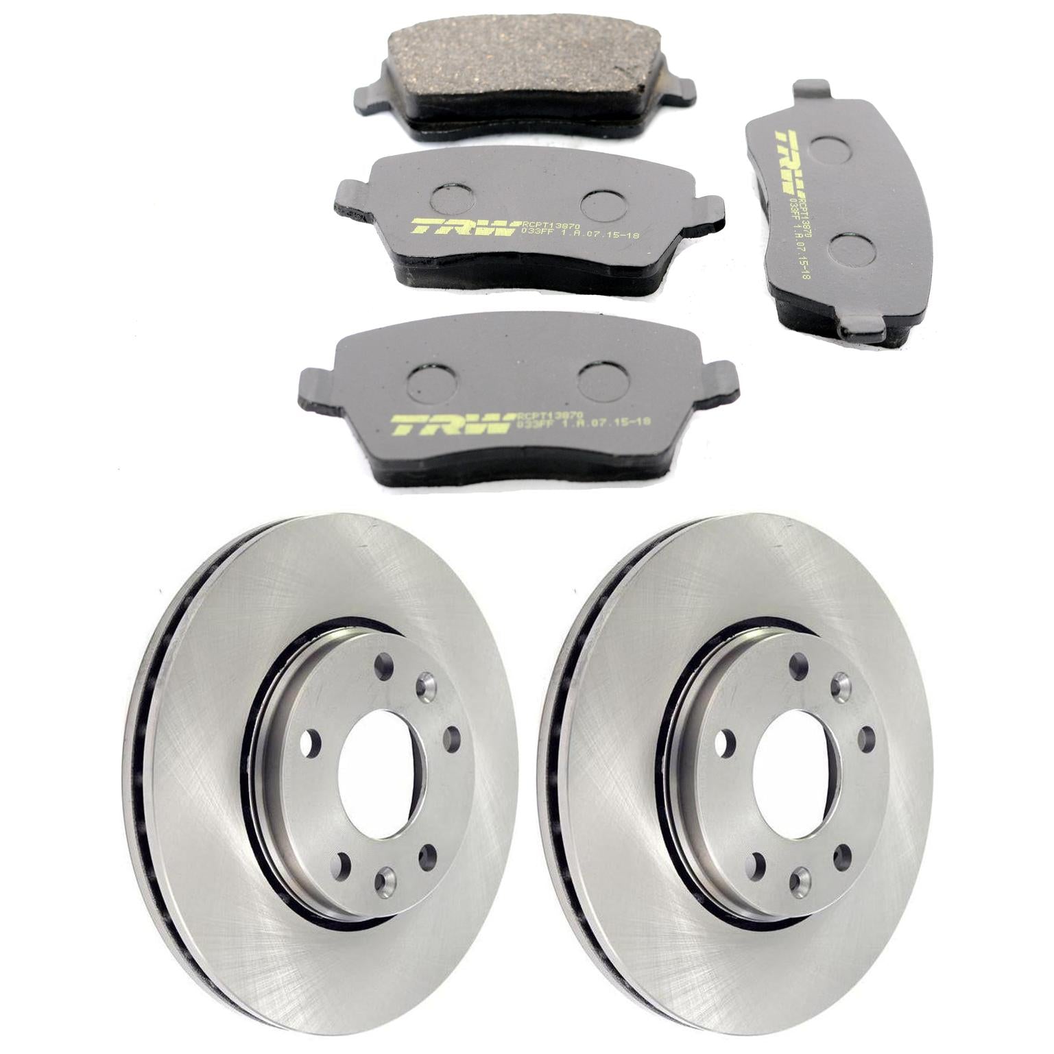 Kit Disco e Pastilha Dianteira - TRW - RCPT13870 - RCDI09340 - (1)