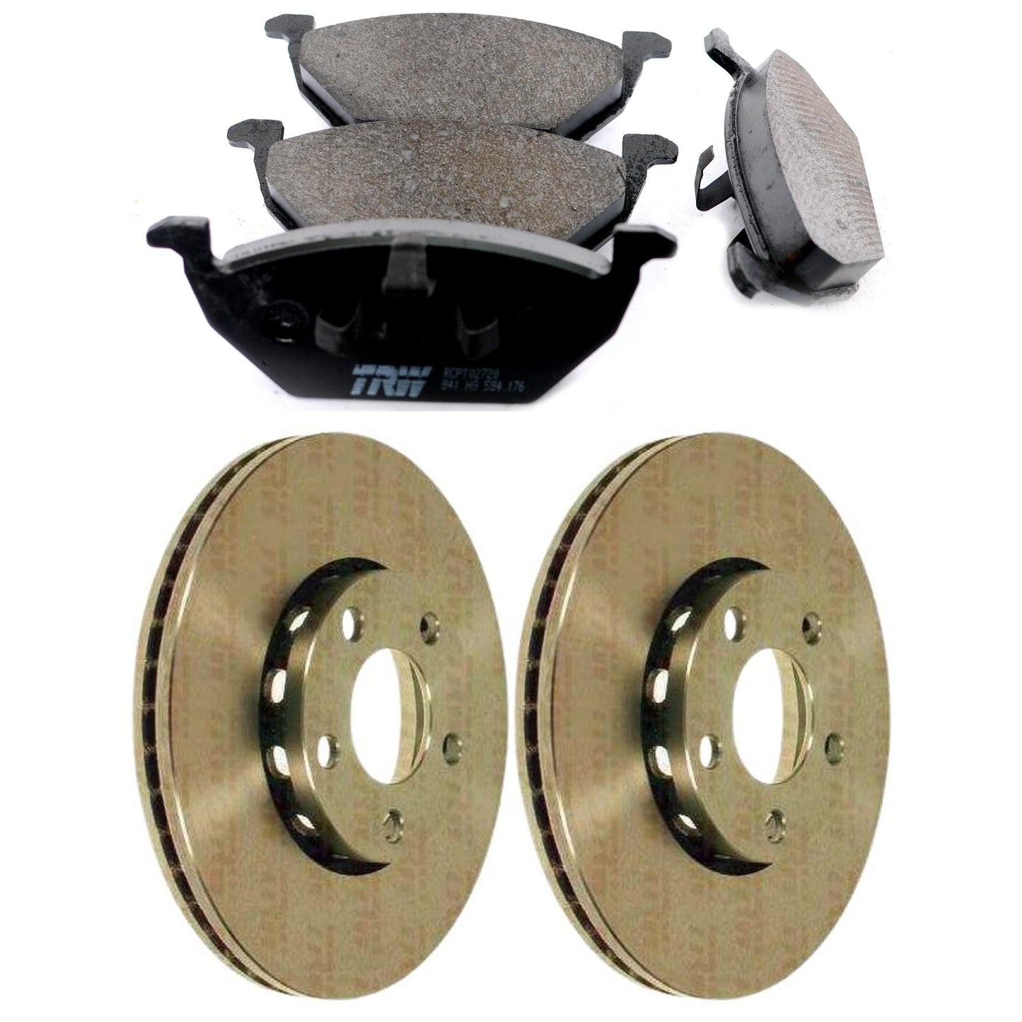 Kit Disco e Pastilha Dianteira - TRW - RCPT02720 - RCDI01760 - (1)