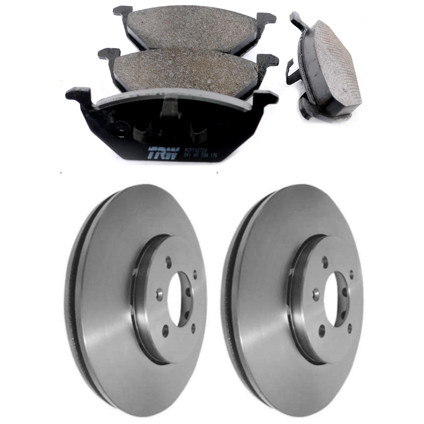 Kit Disco e Pastilha Dianteira - TRW - RCPT02720 - RCDI09840 - (1)