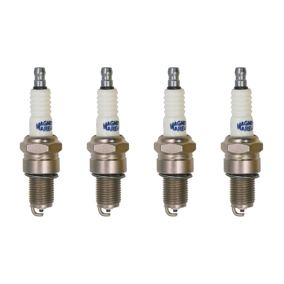 Kit 4 Vela Ignição V-Form - Magneti Marelli - F7RFMM - (1)